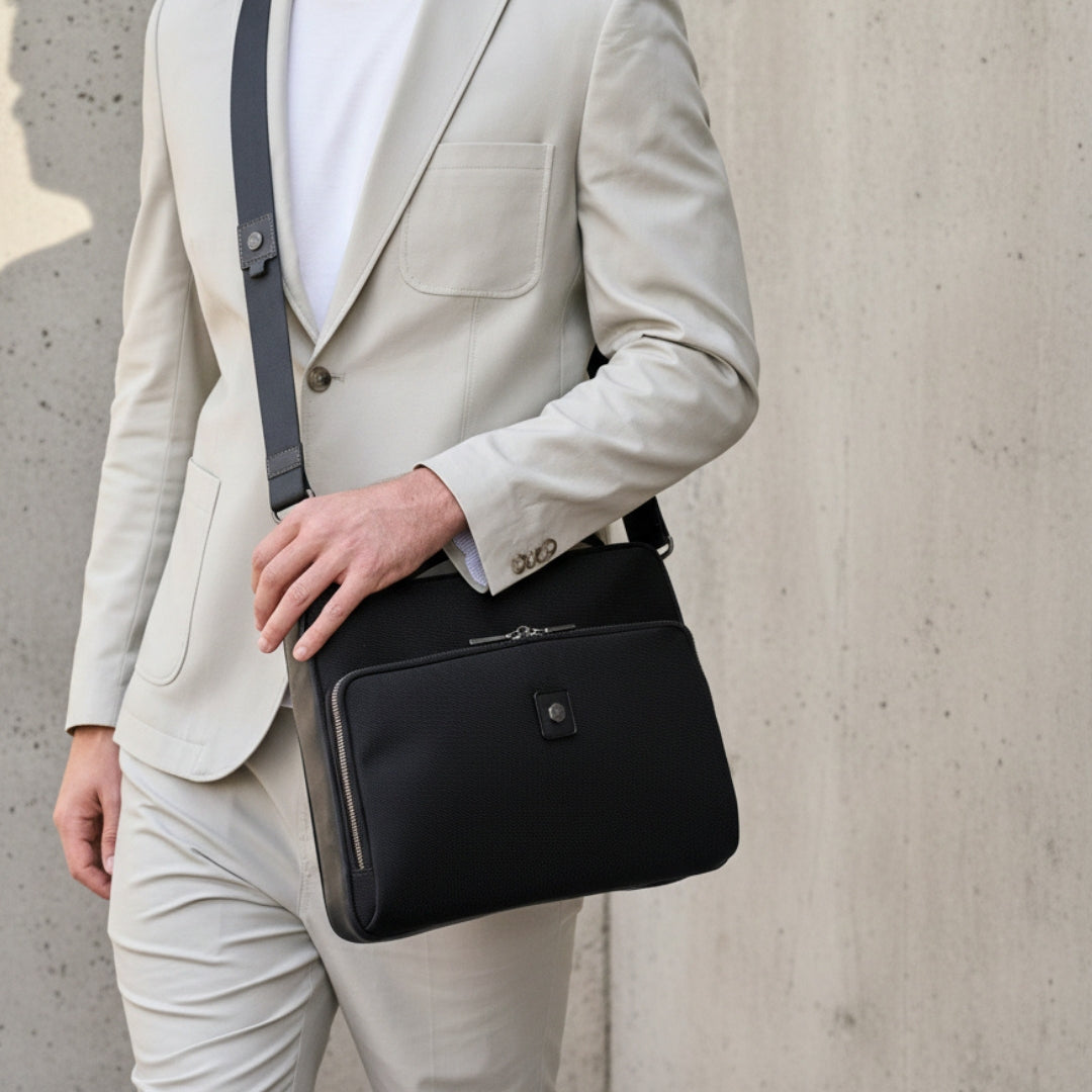 Slim Nylon 15" Laptop Sleeve, Black