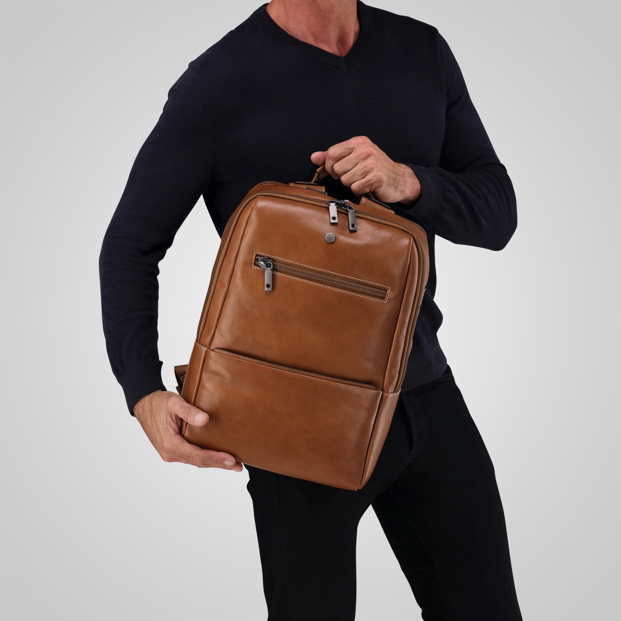 17" Laptop Backpack,Travel Backpack,Jekyll & Hide,bag ladies,Black,Collection: Montana,10