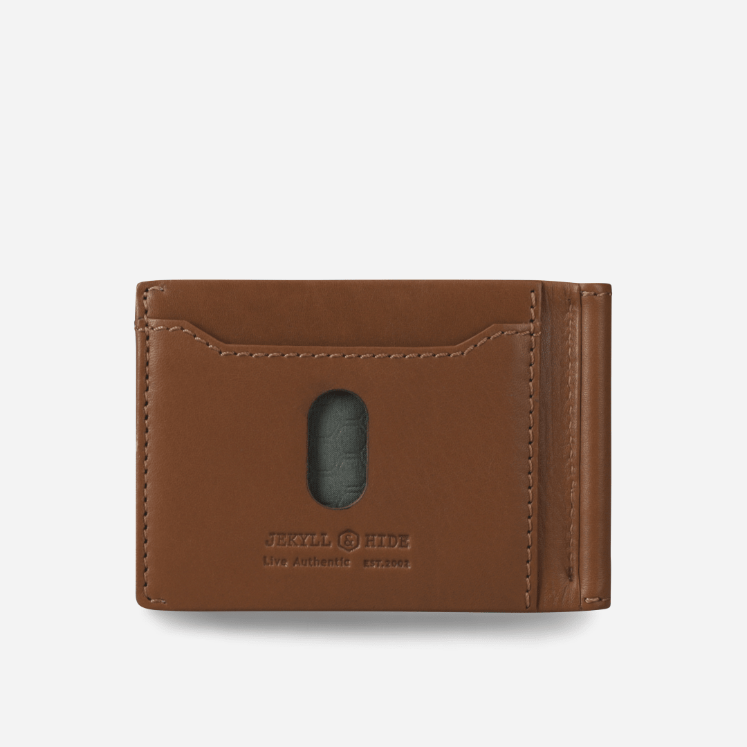 Leather Money Clip Wallet