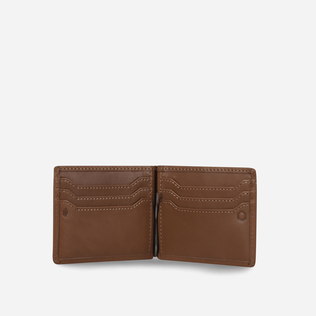 Leather Money Clip Wallet
