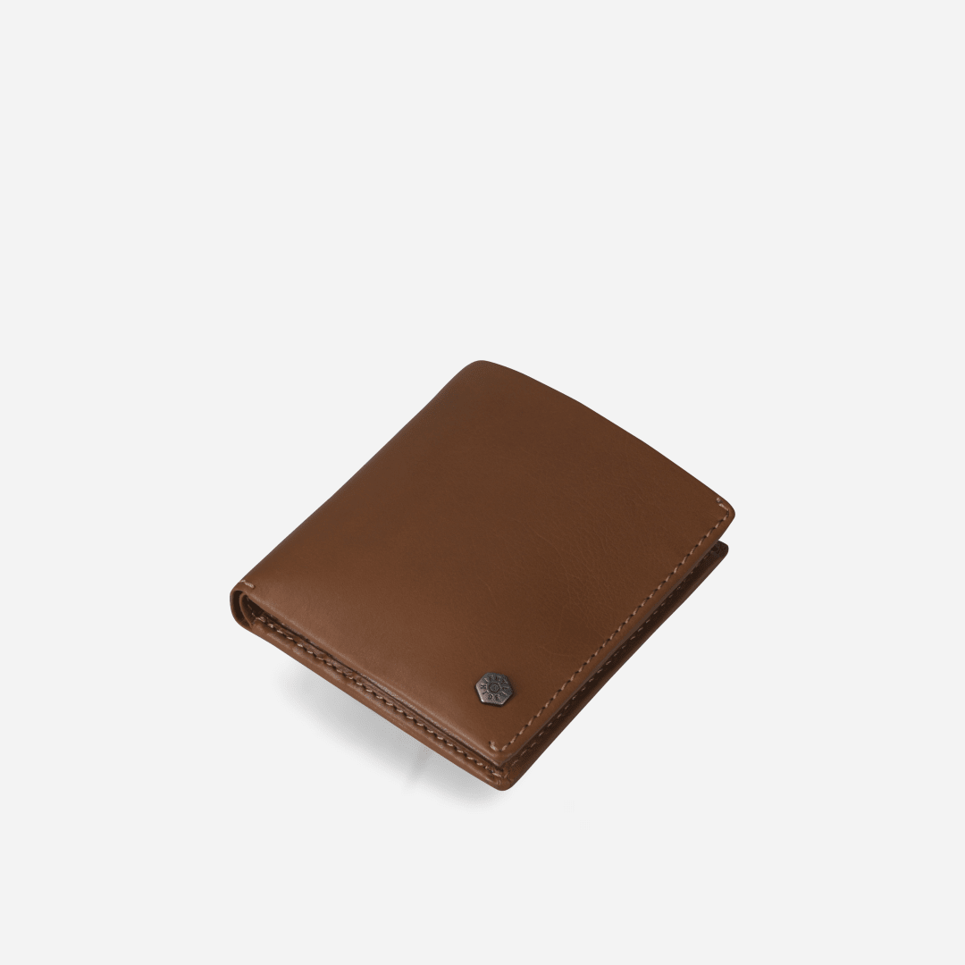 Slim Bifold Card Holder With Coin