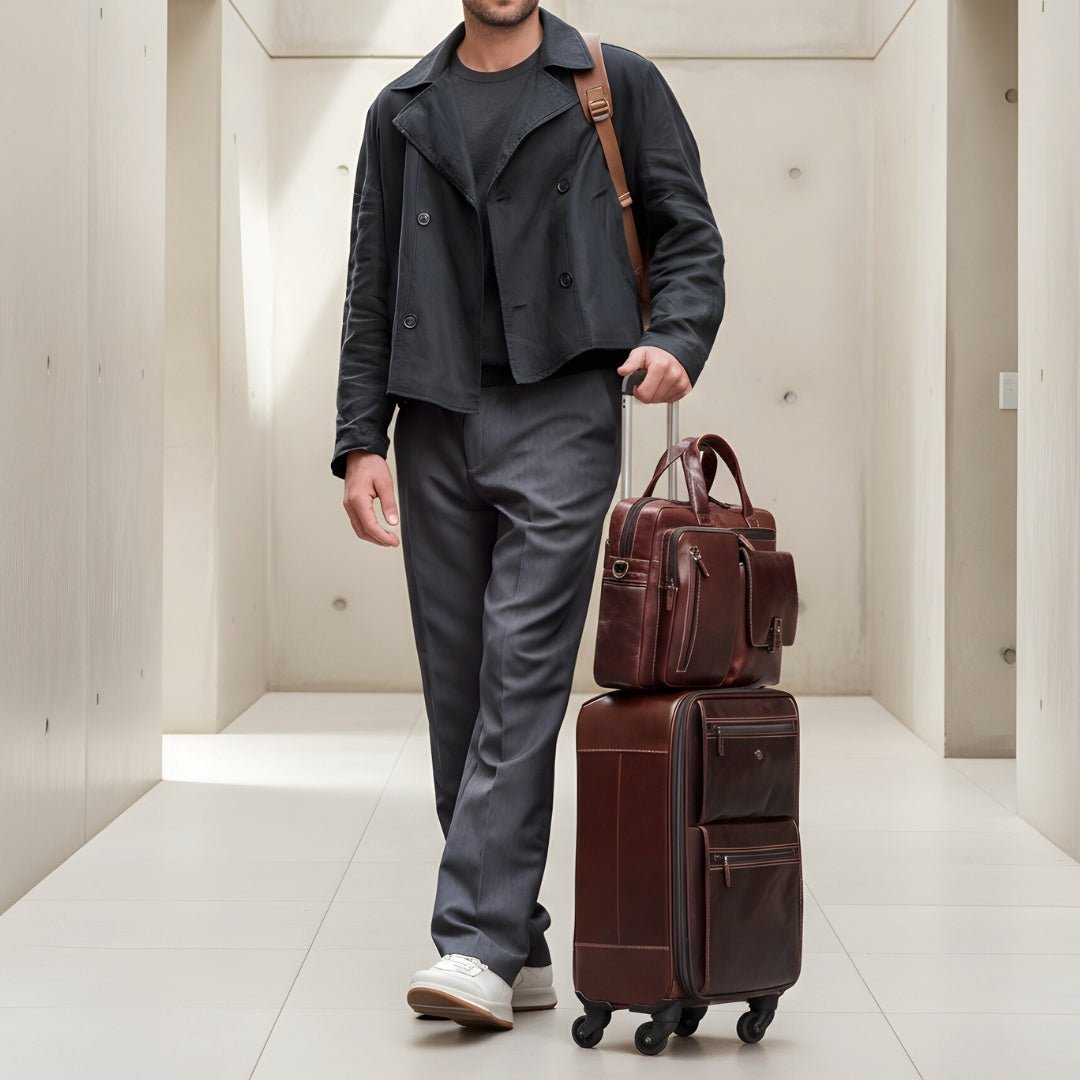 4 Wheel Cabin Trolley 50cm, Mocha