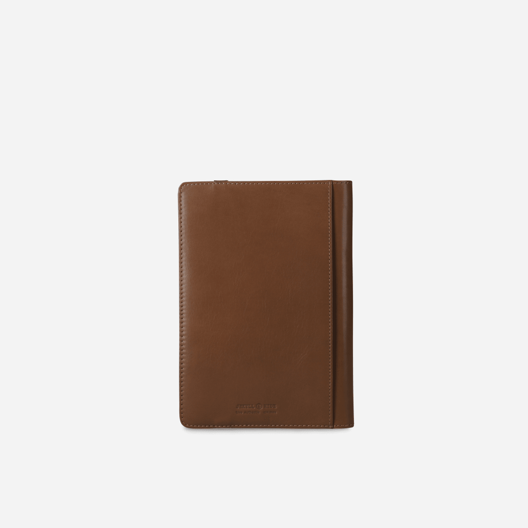 Leather A5 Notebook Cover, Tan
