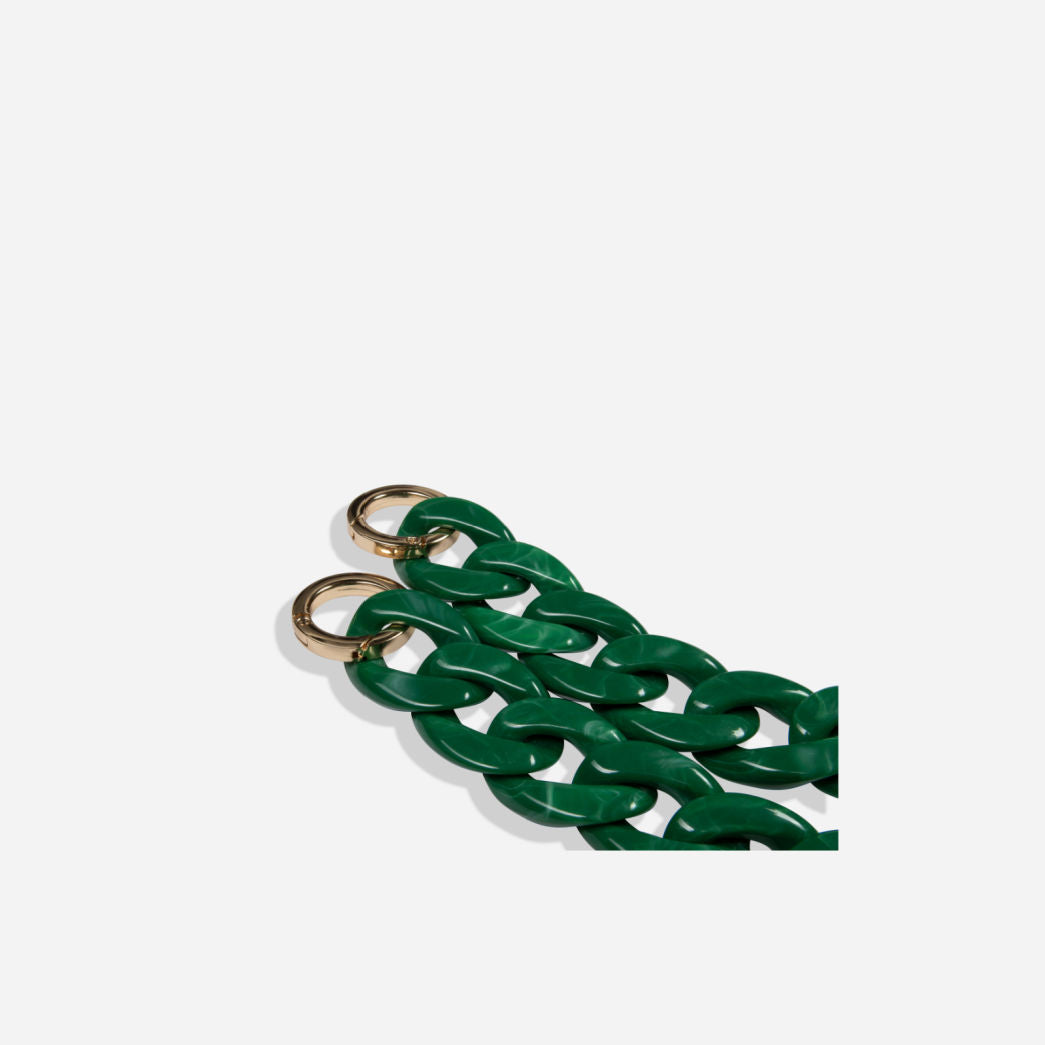 Marble Green Chain Strap