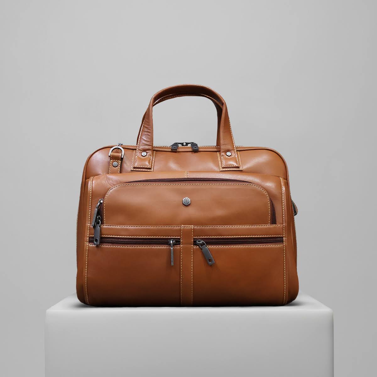 Large Multi Compartment Briefcase