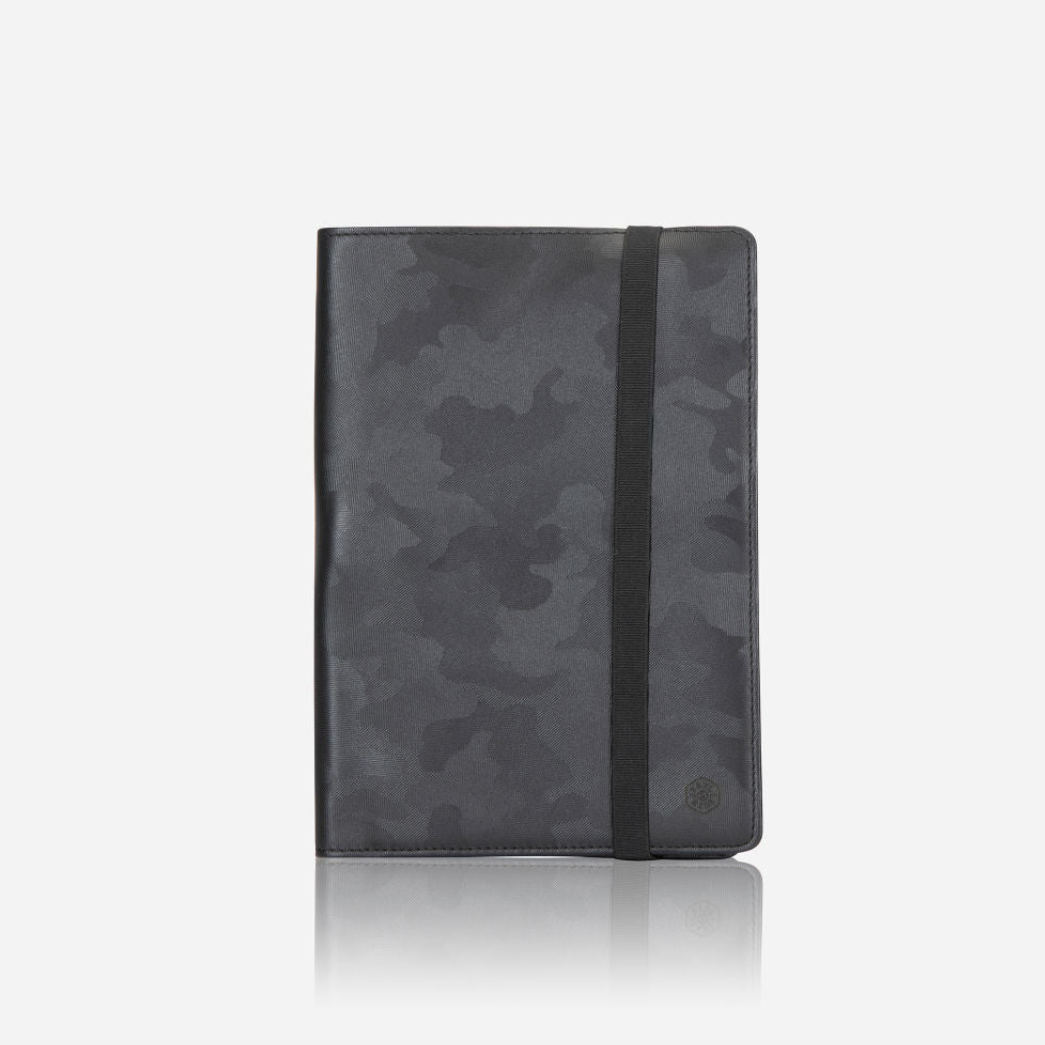 Leather A5 Notebook Cover, Camo