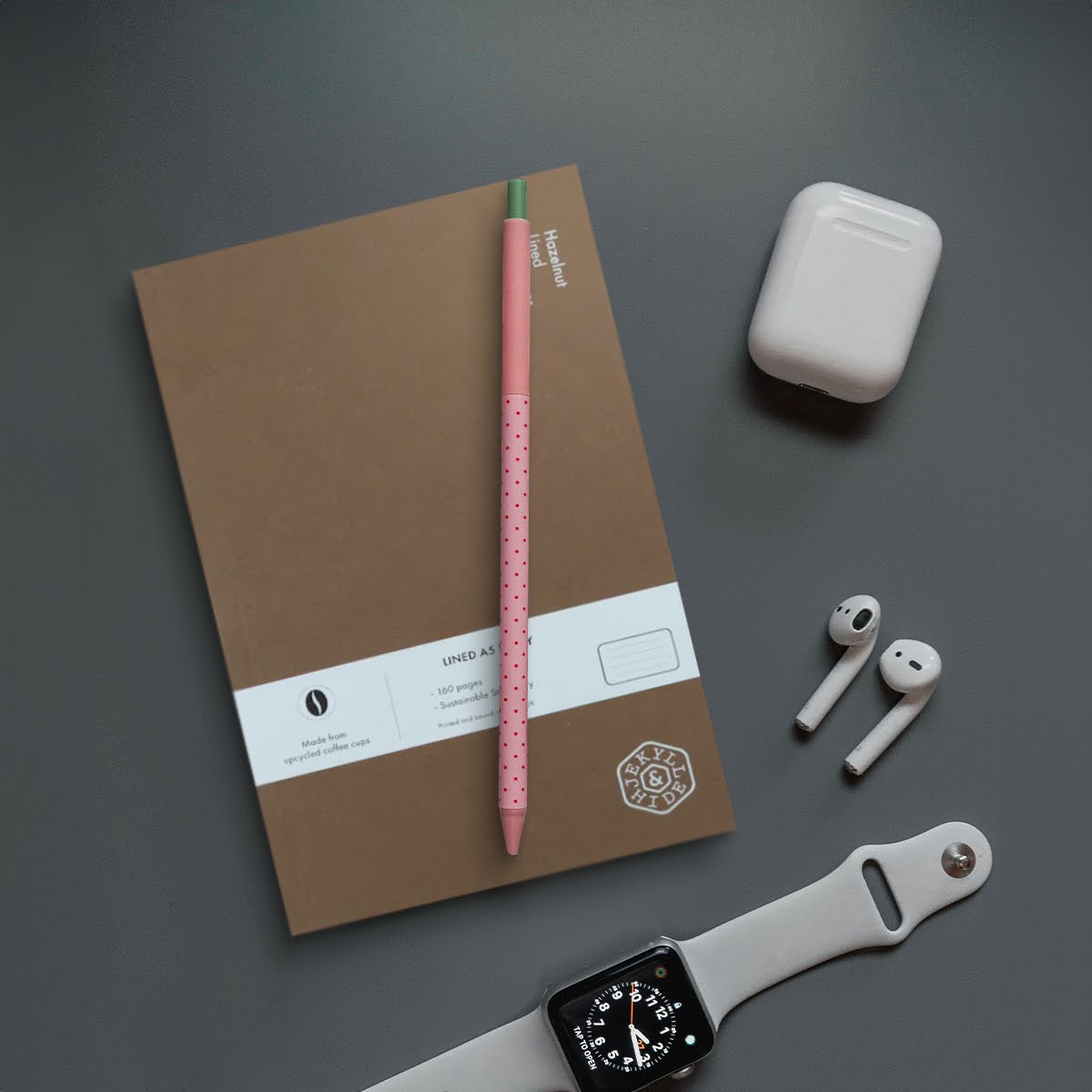 A5 Notebook 160 Pages, Hazel