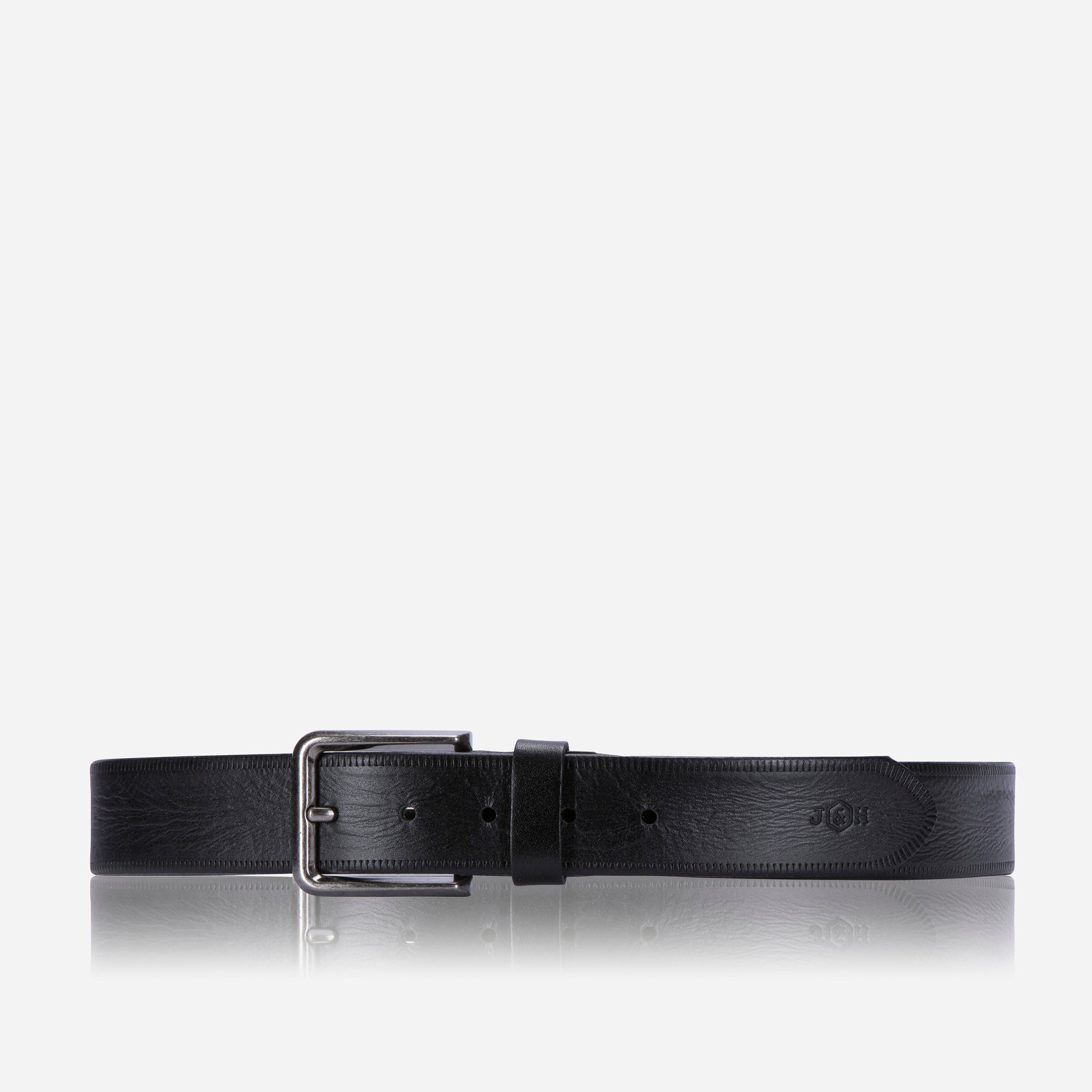 Classic Leather Belt,Belt,Jekyll & Hide,Black,32 Inch Waist,