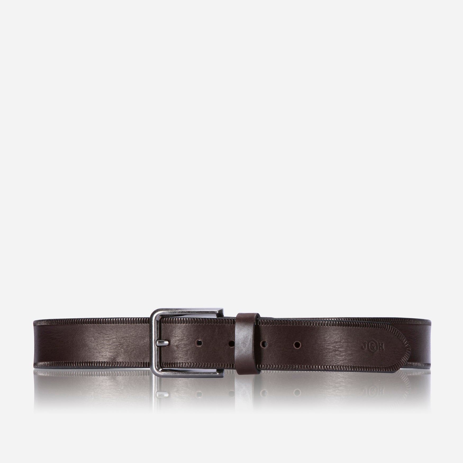 Classic Leather Belt,Belt,Jekyll & Hide,Brown,32 Inch Waist,