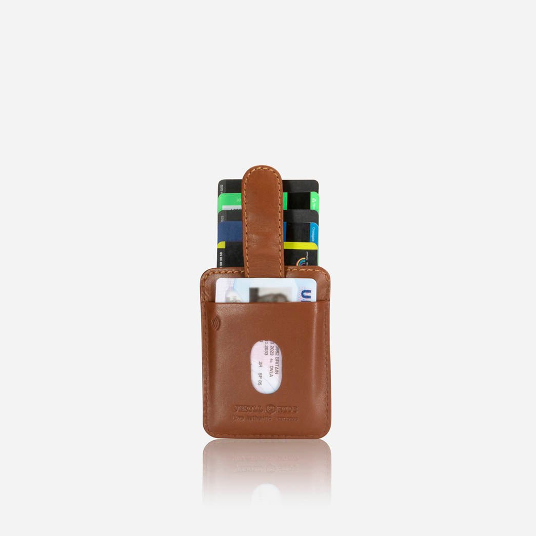 Compact Tab Card Holder,Wallet,Jekyll & Hide,Tan,,