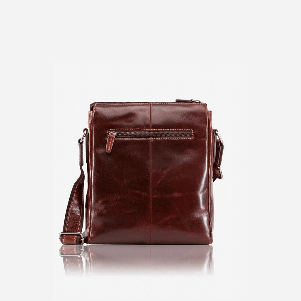 Crossbody Organiser Bag, Tobacco,Crossbody organiser,Jekyll & Hide,Tobacco, back view