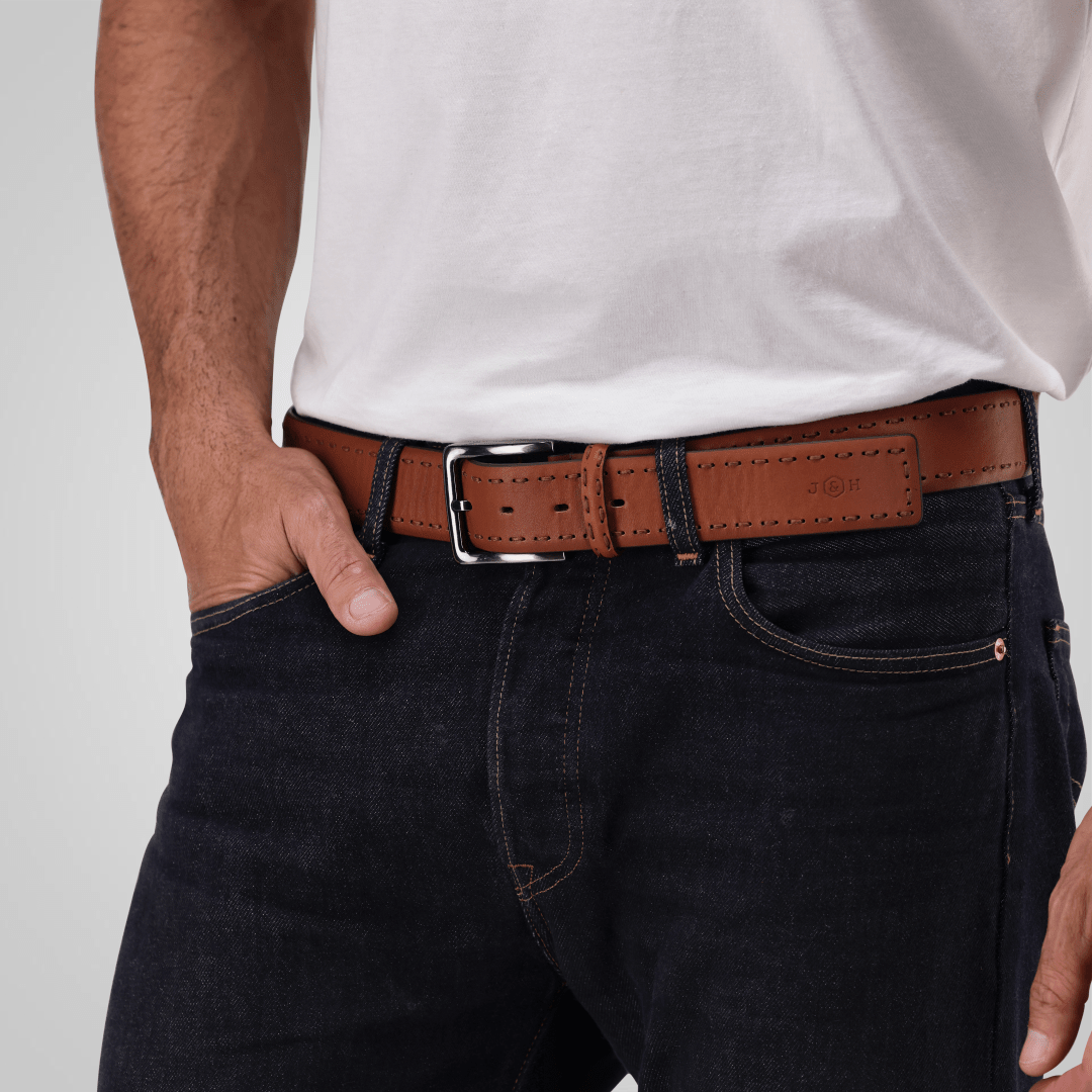 Delta Leather Belt