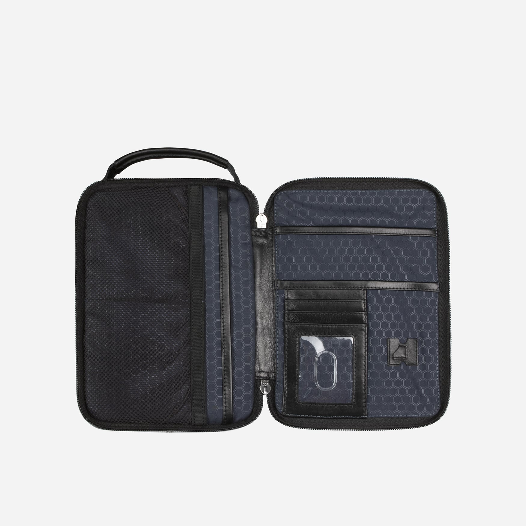 Detailed Crossbody Bag,Crossbody organiser,Jekyll & Hide,Black, inside view
