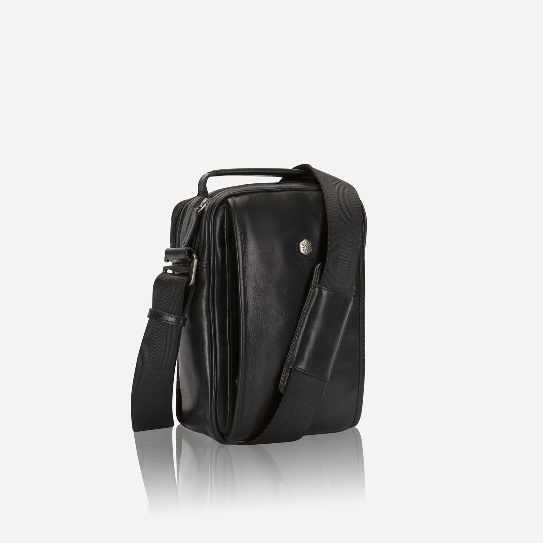 Detailed Crossbody Bag,Crossbody organiser,Jekyll & Hide,Black, side view