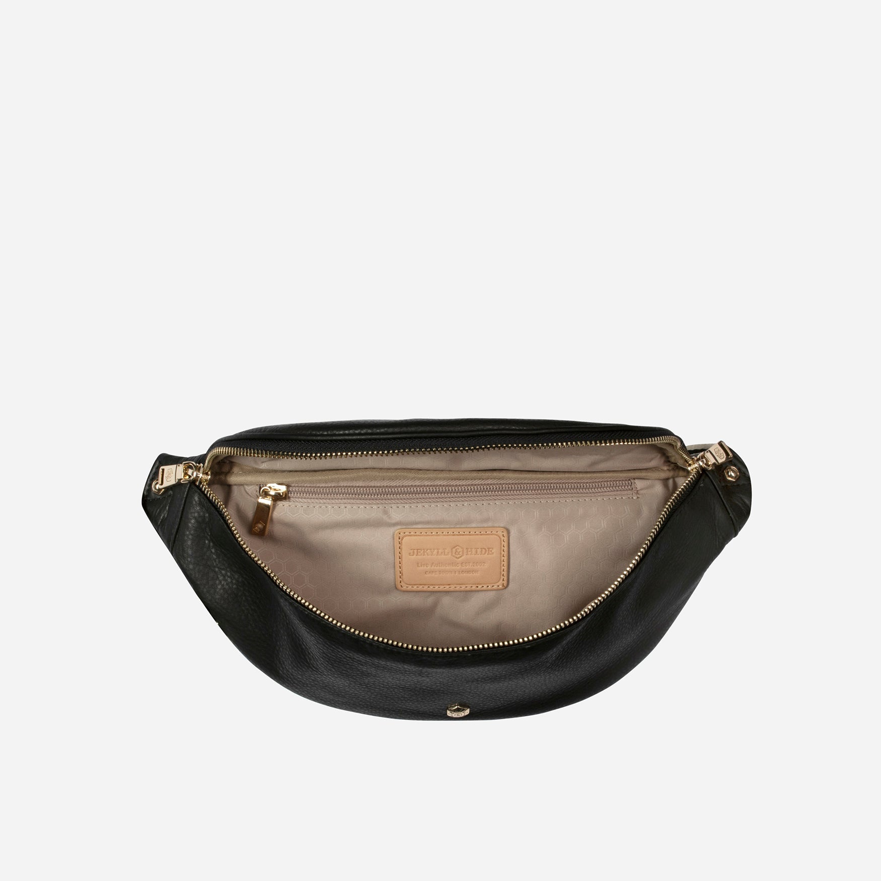 Geneva Ladies Leather Waist Bag,Waistbag,Jekyll & Hide,Midnight,,