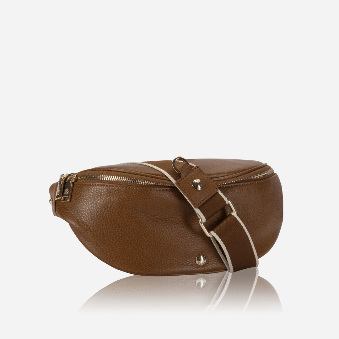 Geneva Ladies Leather Waist Bag