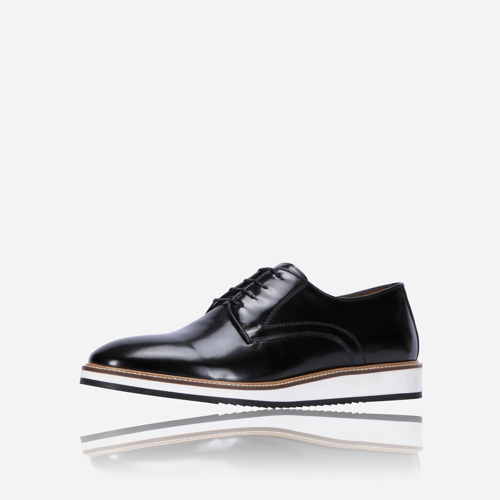 Lace up Comfort Shoe, Black,Shoe,Jekyll & Hide,Black,8, front view