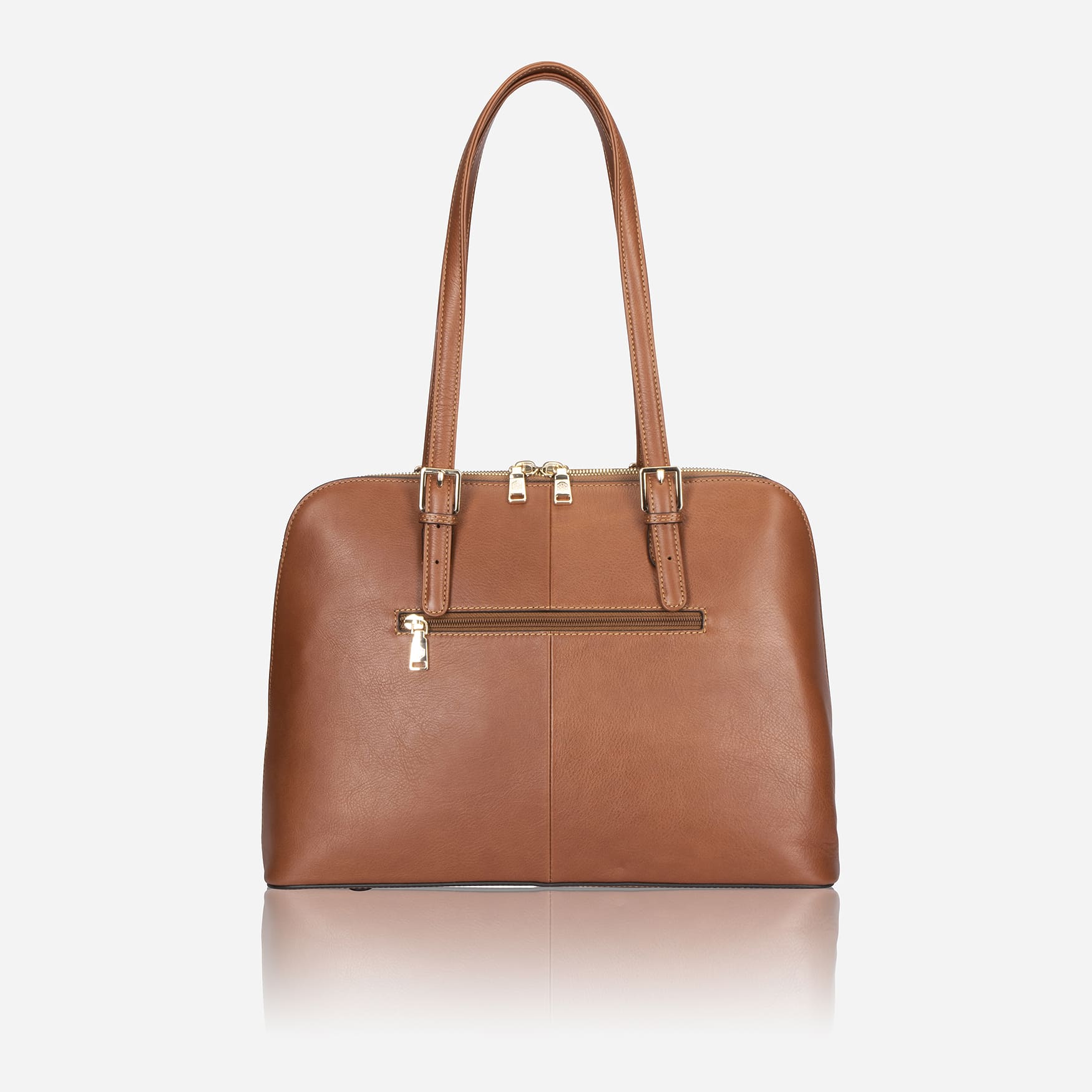 Ladies Business Laptop Handbag,Handbag,Jekyll & Hide,Tan, back view
