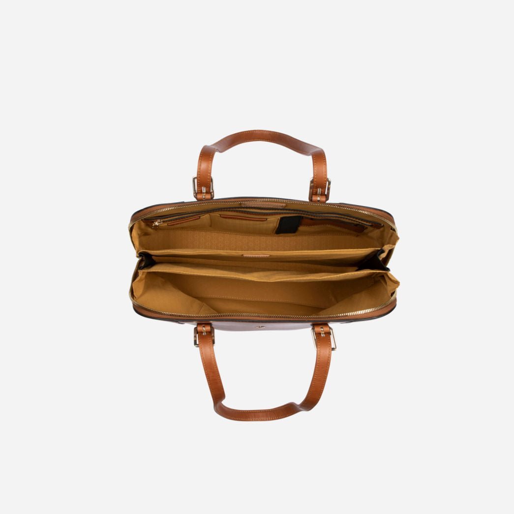 Ladies Business Laptop Handbag,Handbag,Jekyll & Hide,Tan, inside view