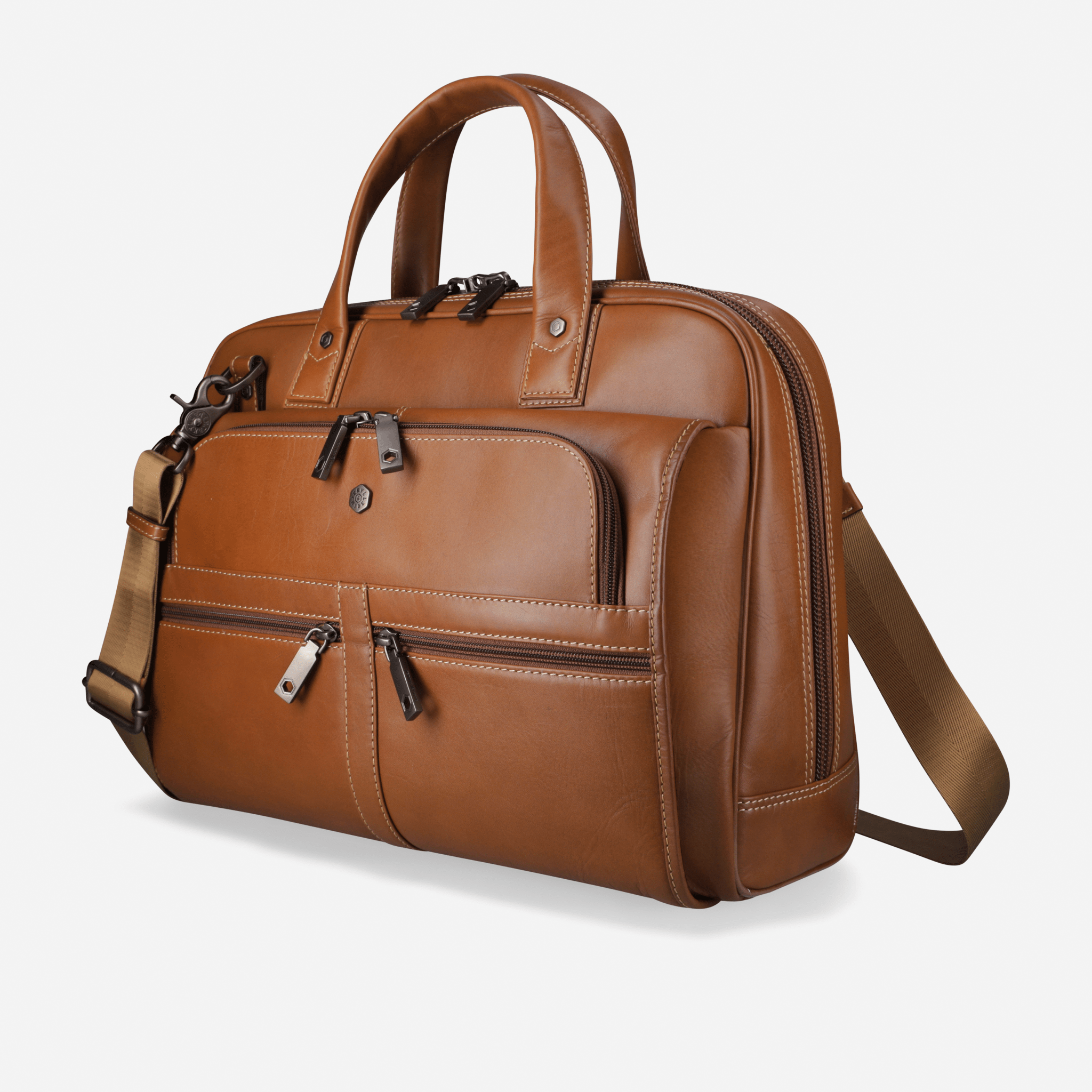 Large Multi Compartment Briefcase