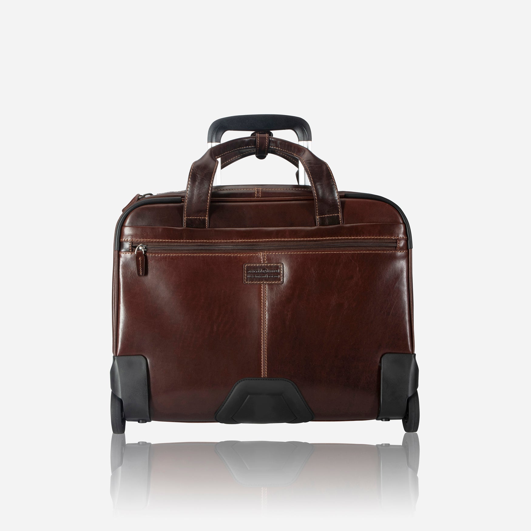 Mobile Cabin Office Bag 44cm, Tobacco,Briefcases,Jekyll & Hide,Mocha, back view