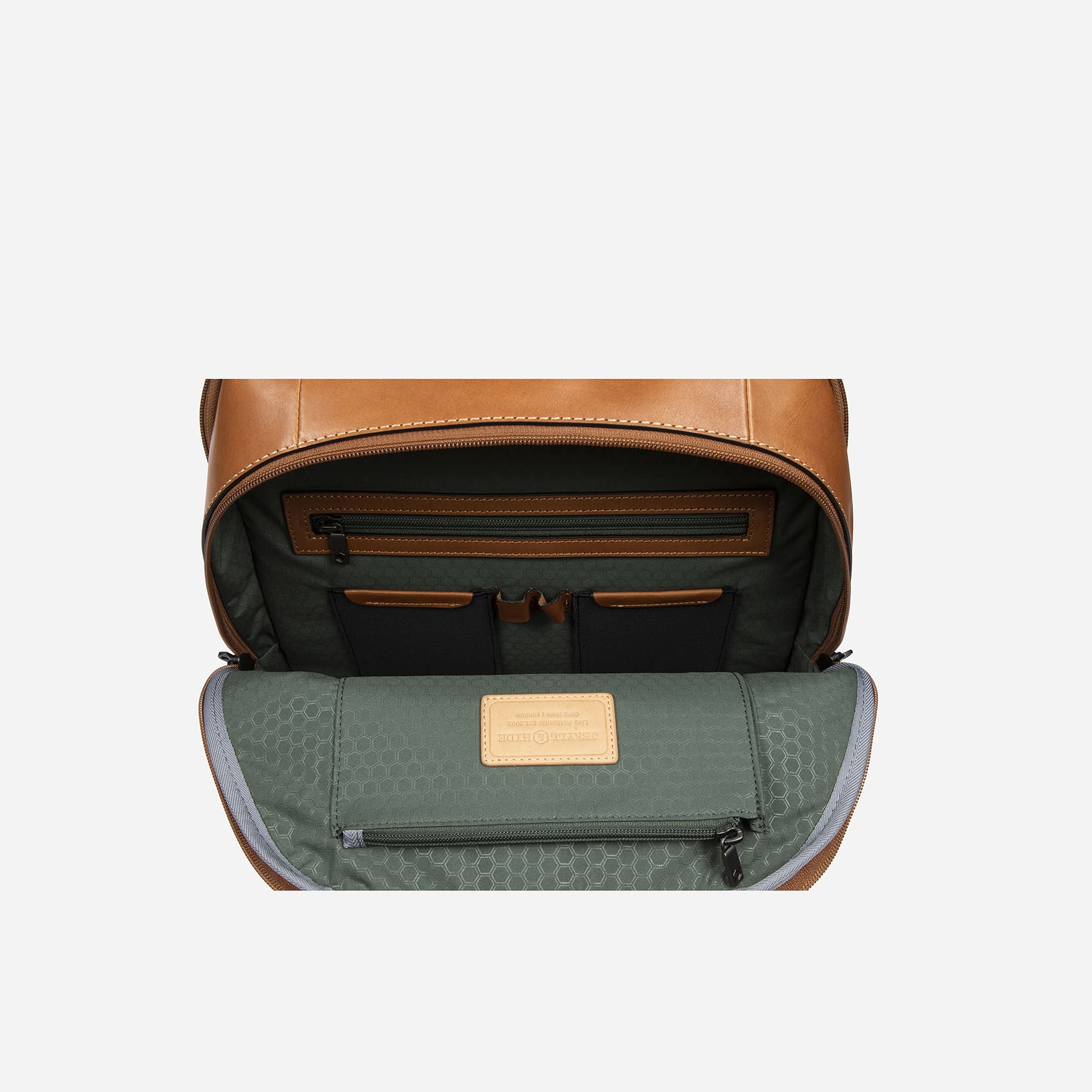 Single Compartment Backpack 45cm,Backpacks,Jekyll & Hide,Colt, detailed inside view