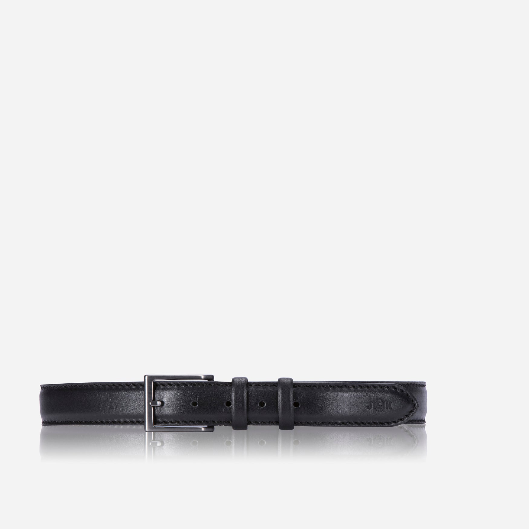 Smart Leather Belt, Black,Belt,Jekyll & Hide,Black,32 Inch Waist, side view