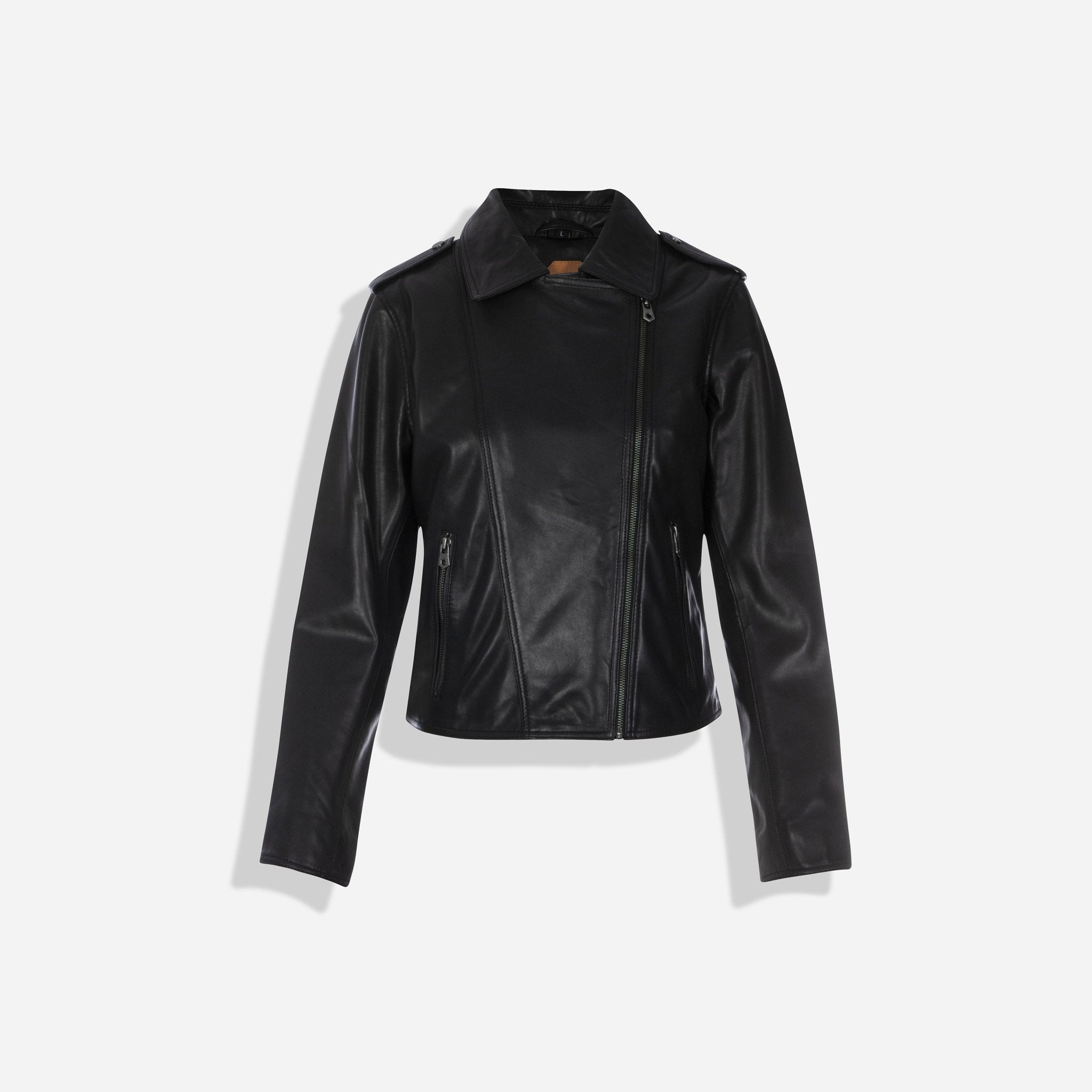 Tracey Ladies Biker Jacket, Black,Jackets,Jekyll & Hide,Black,Medium,
