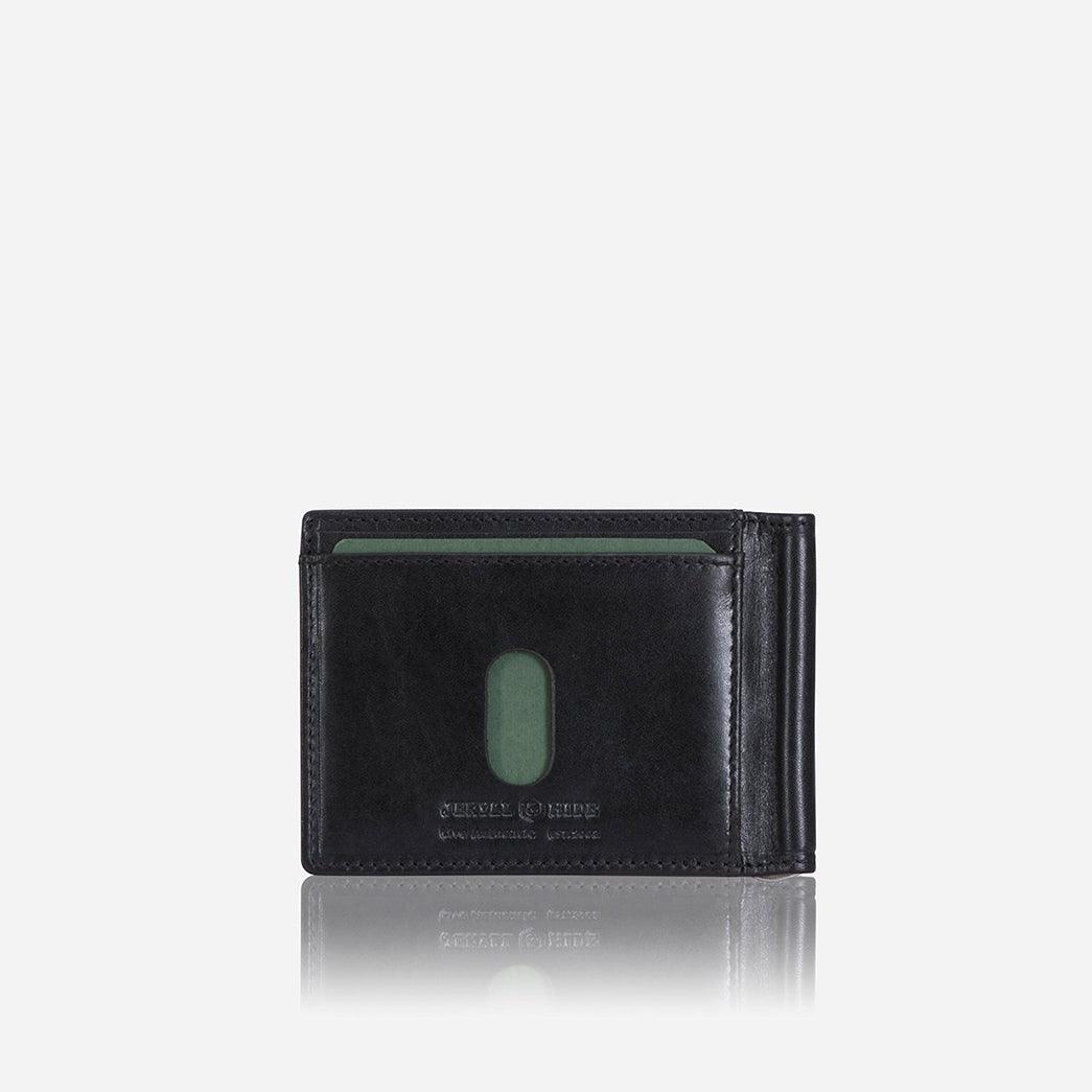 Leather Money Clip Wallet, Black - Jekyll & Hide