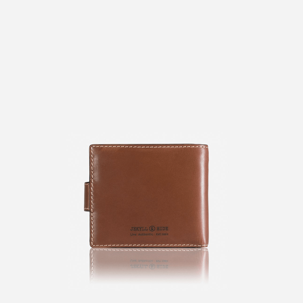 Large Bifold Wallet With Coin , Clay - Jekyll and Hide UK