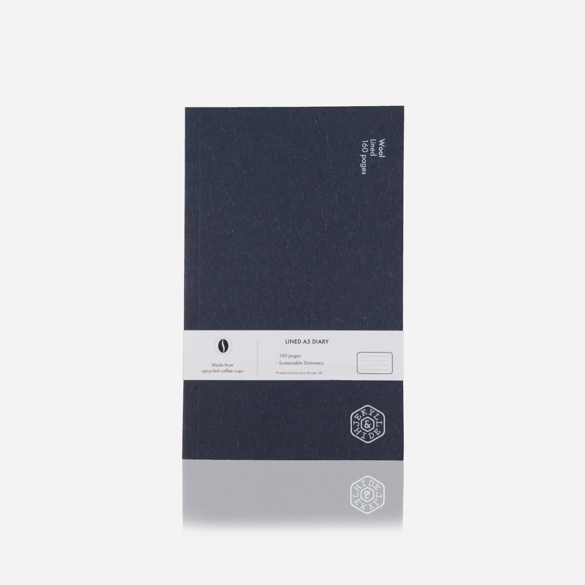 A5 Notebook 160 Pages, Navy