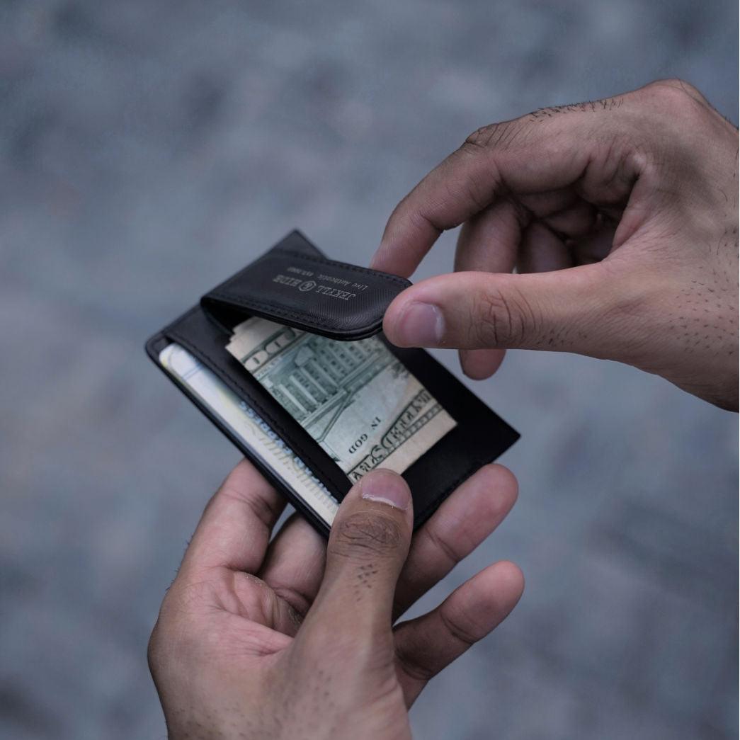 Money Clip Card Holder, Camo - Jekyll & Hide