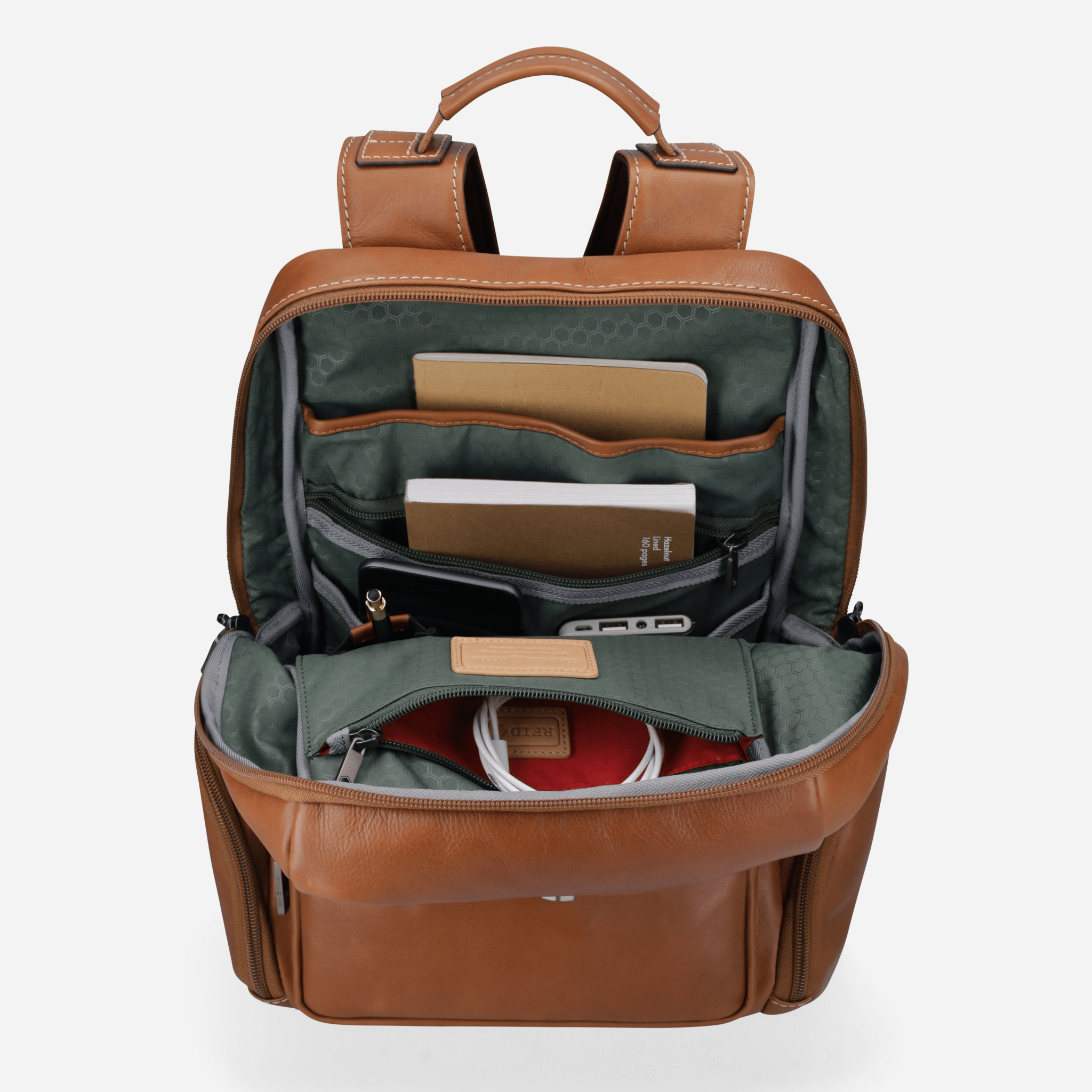 MONTANA City Backpack in colt - detail view