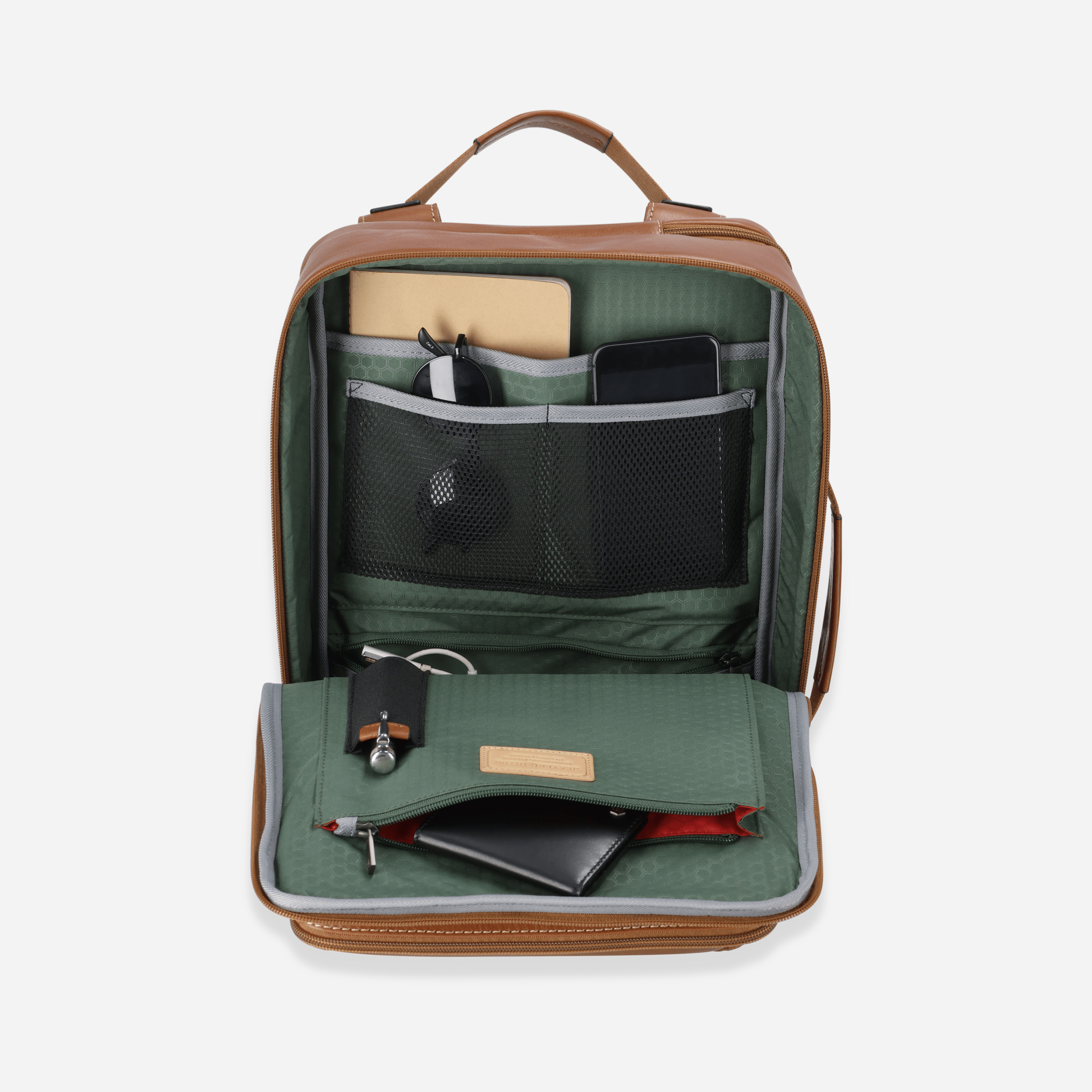 Montana Travel Backpack in colt - top view