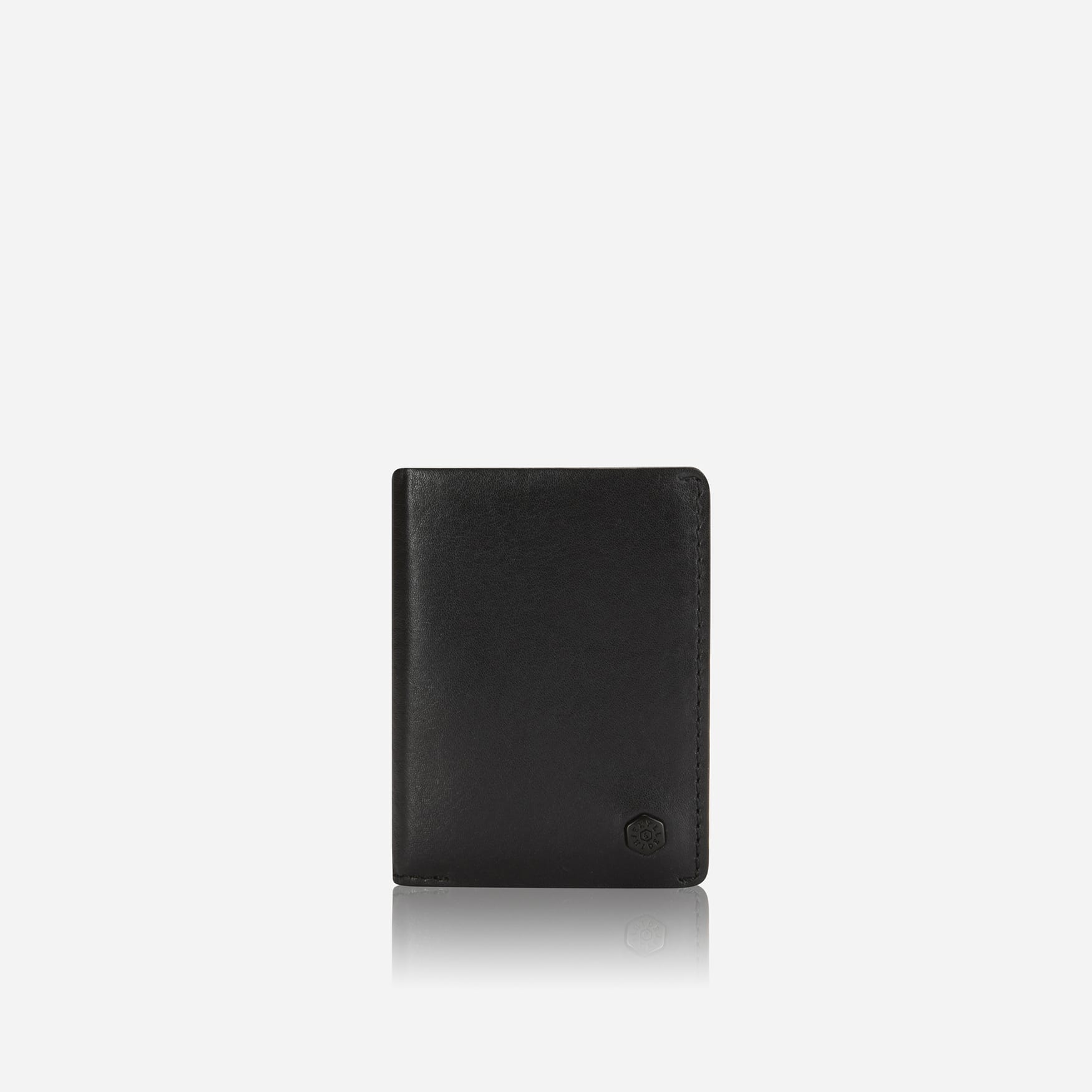 Slim Elasticated Card Holder, Black