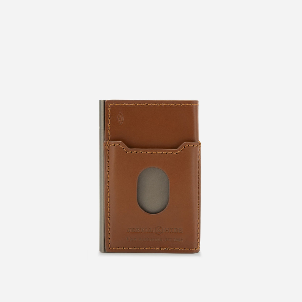Wrapped Aluminium Card Holder
