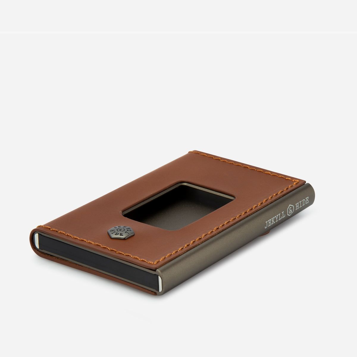 Wrapped Aluminium Card Holder