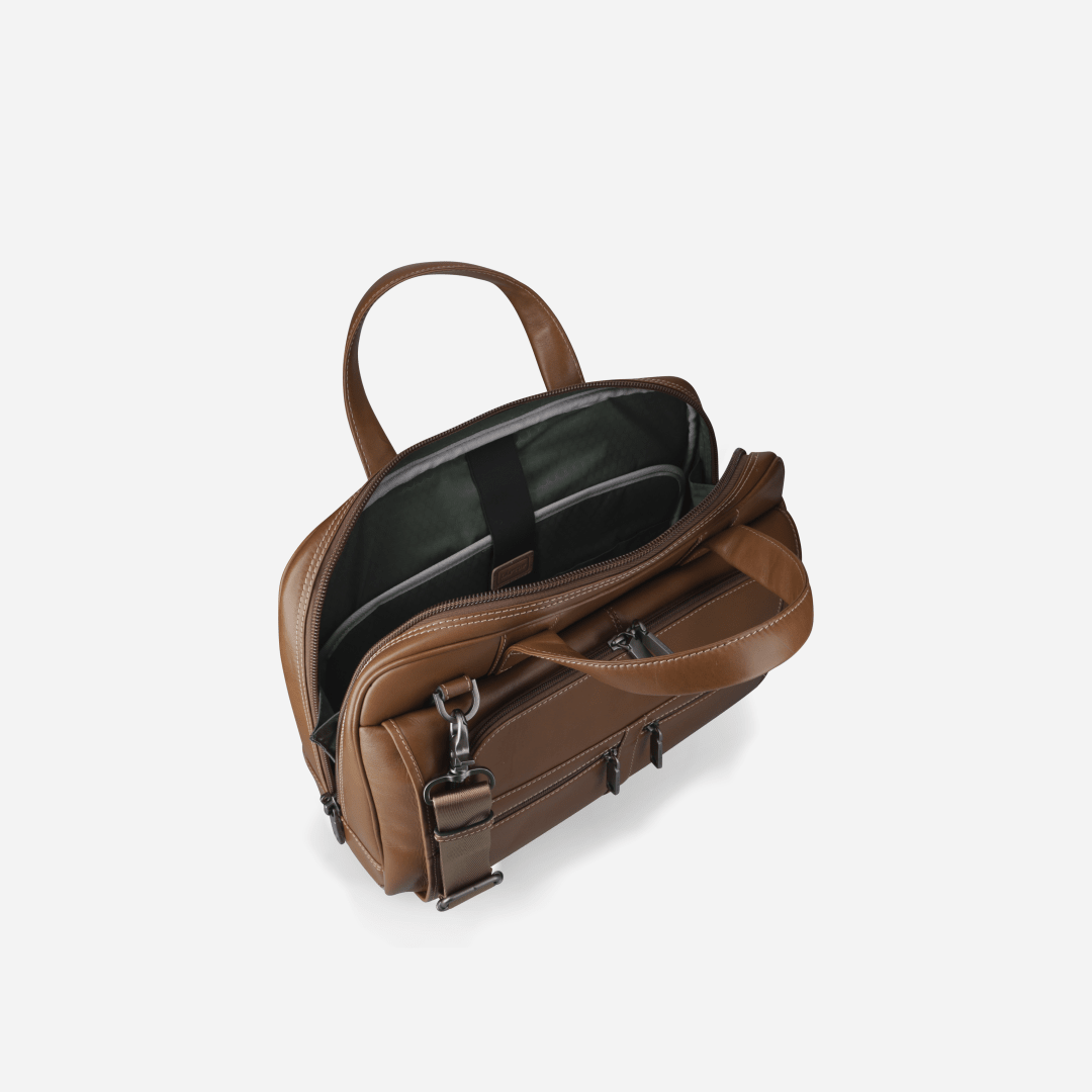Large Multi Compartment Briefcase