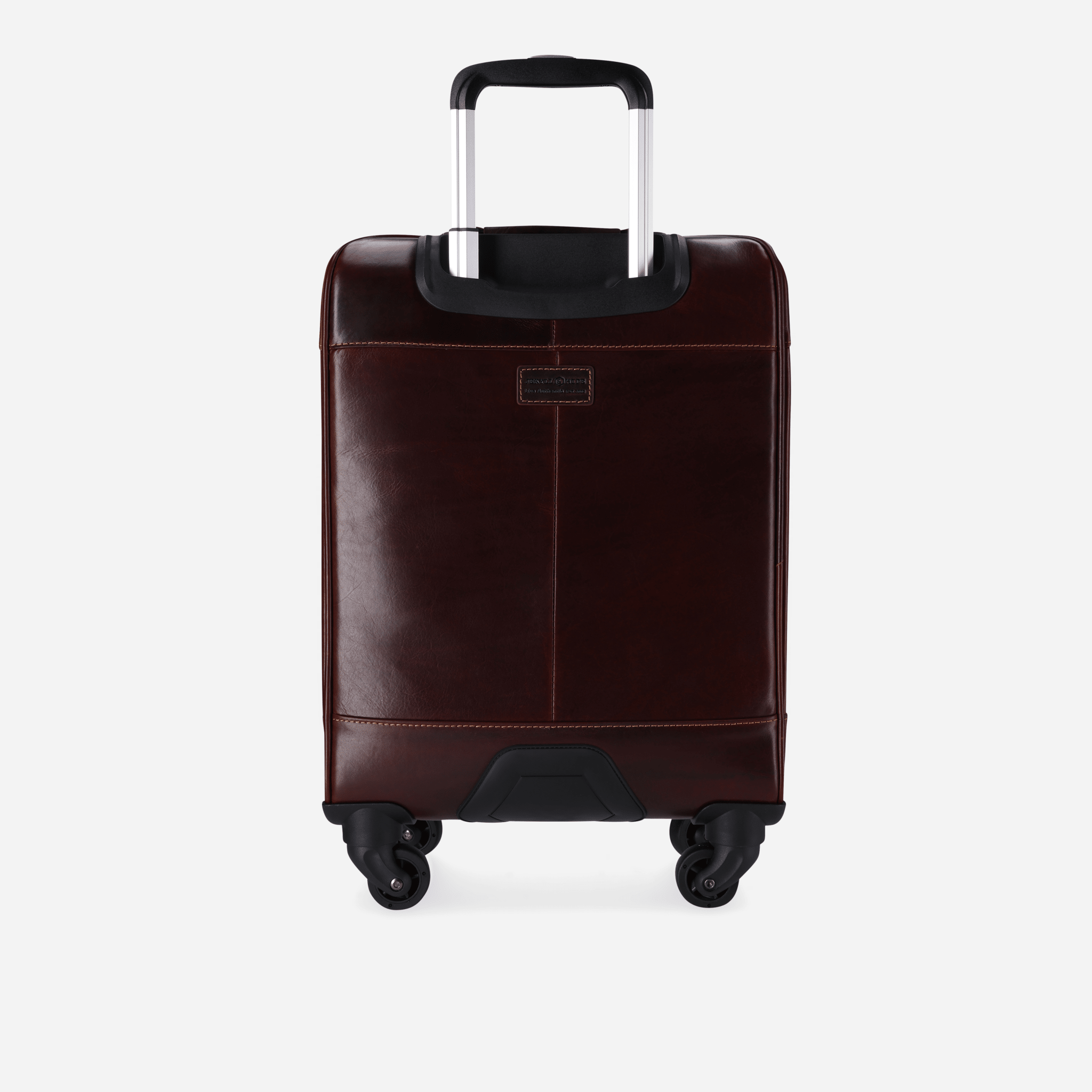 OXFORD Leather Carry-On in mocha - close-up view