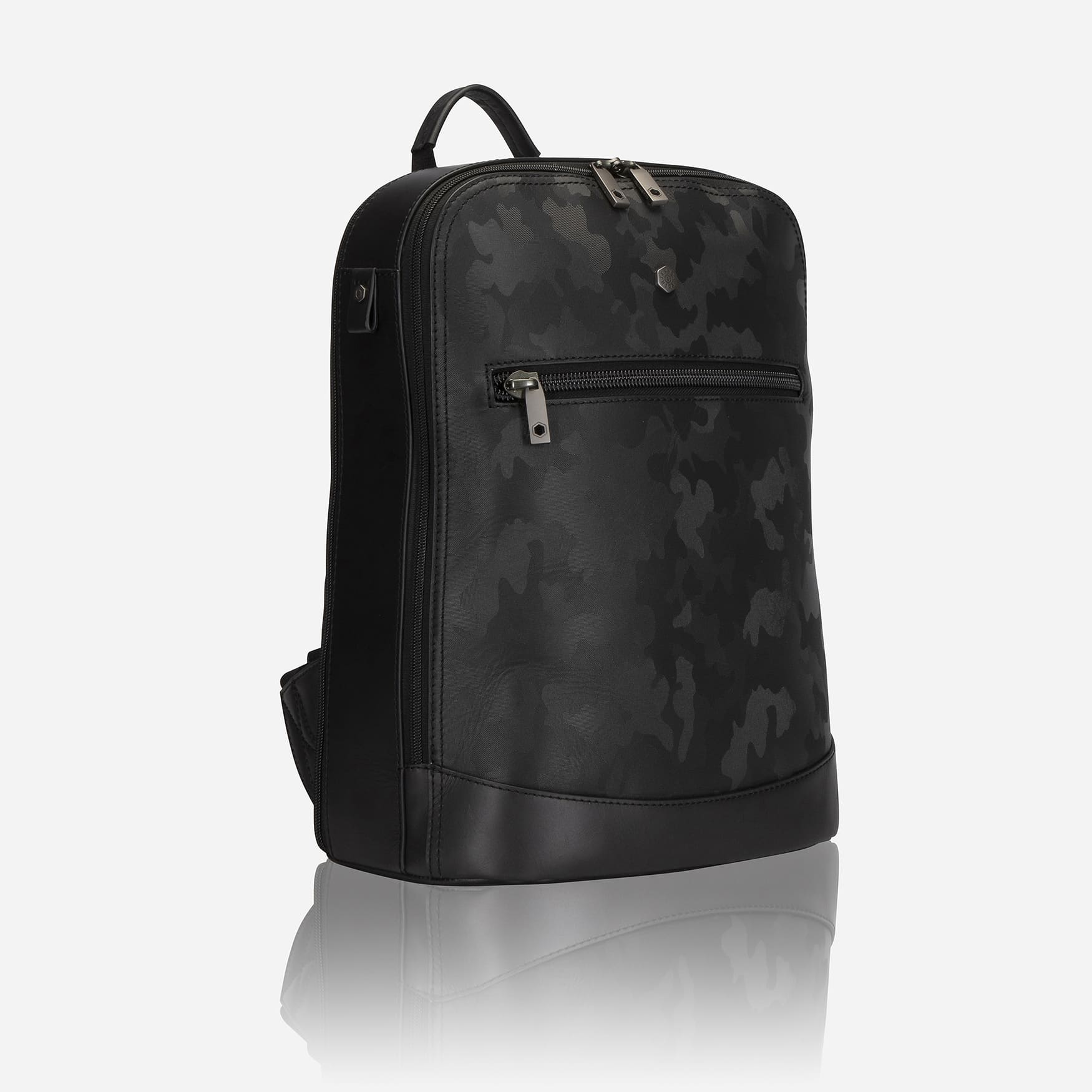Double Compartment Backpack 41cm, Black Camo