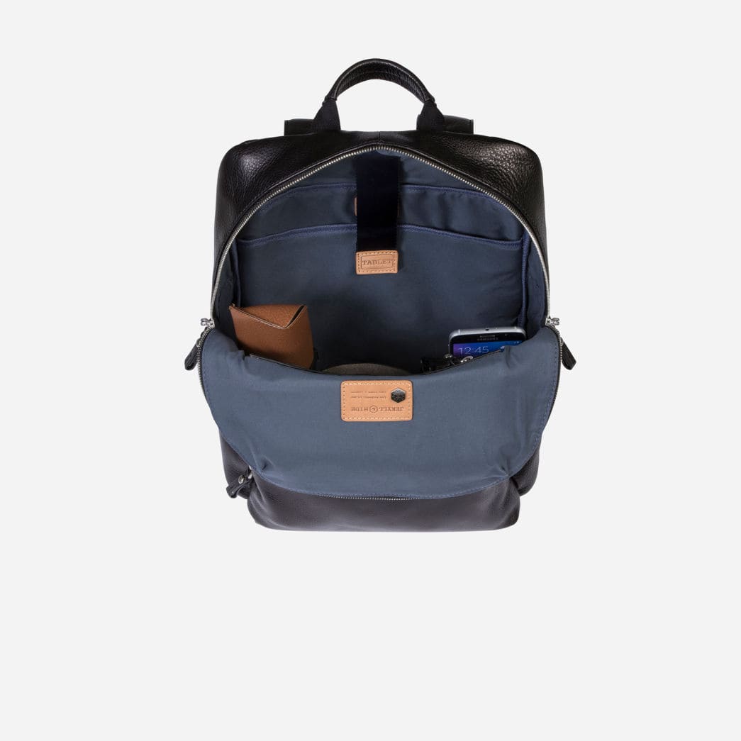Single Compartment Backpack 40cm, Soft Black