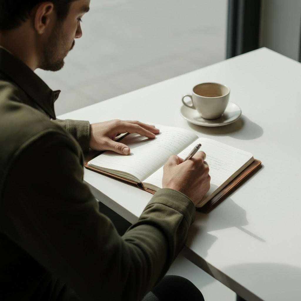 A5 Notebook 160 Pages, Navy