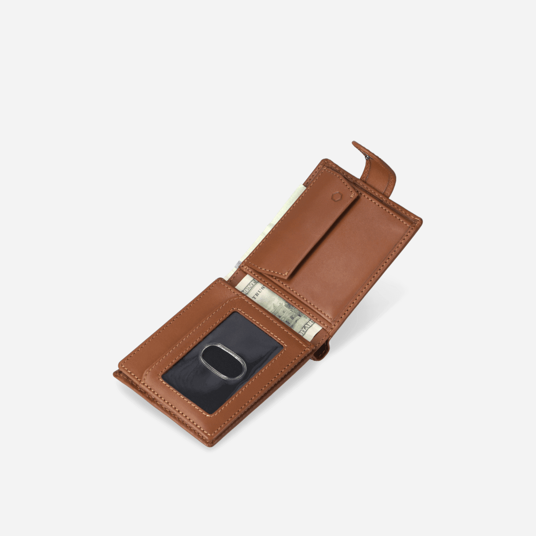 Card + Note Wallet With Coin