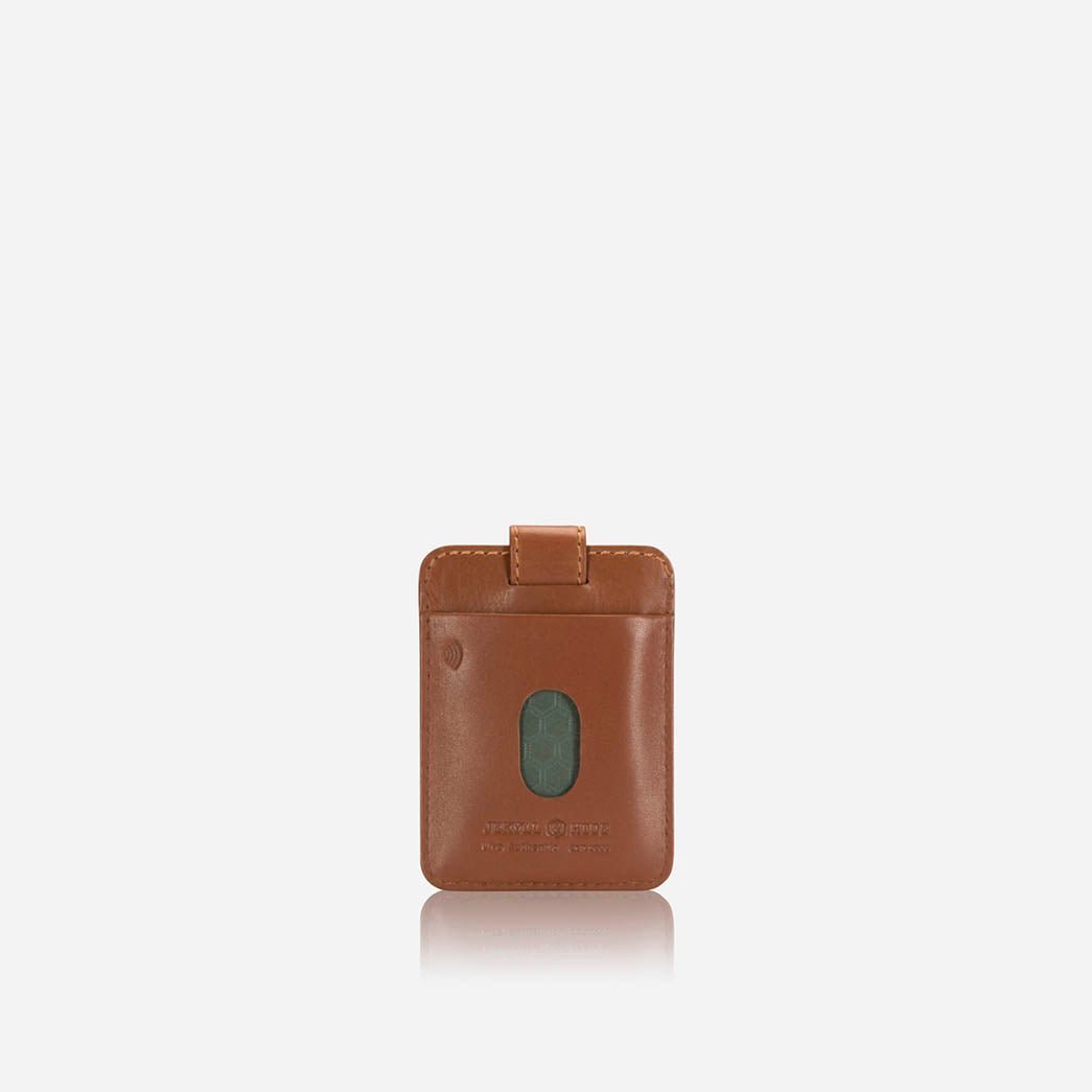 ROMA Card Holder in tan - top view