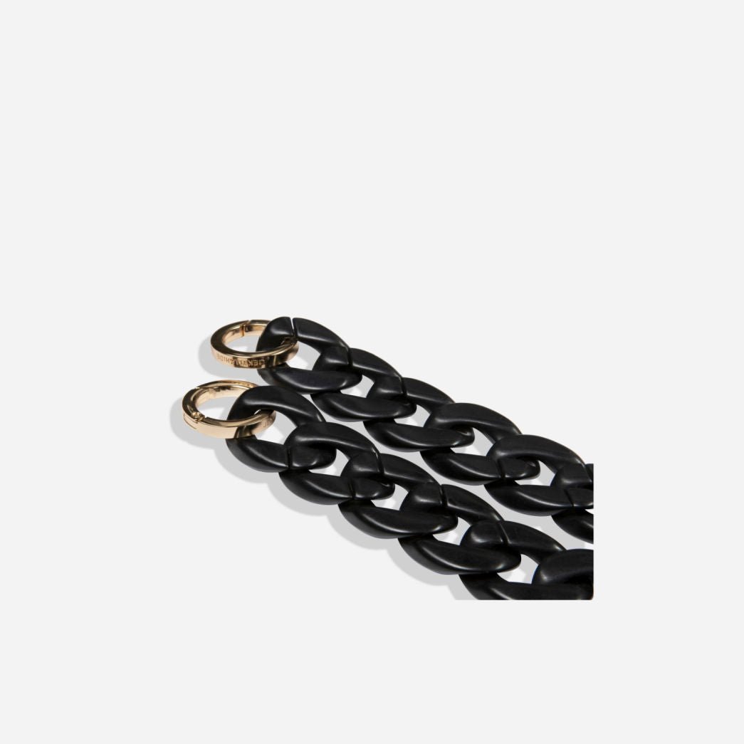 Paris Interchangeable Strap in black - detail view
