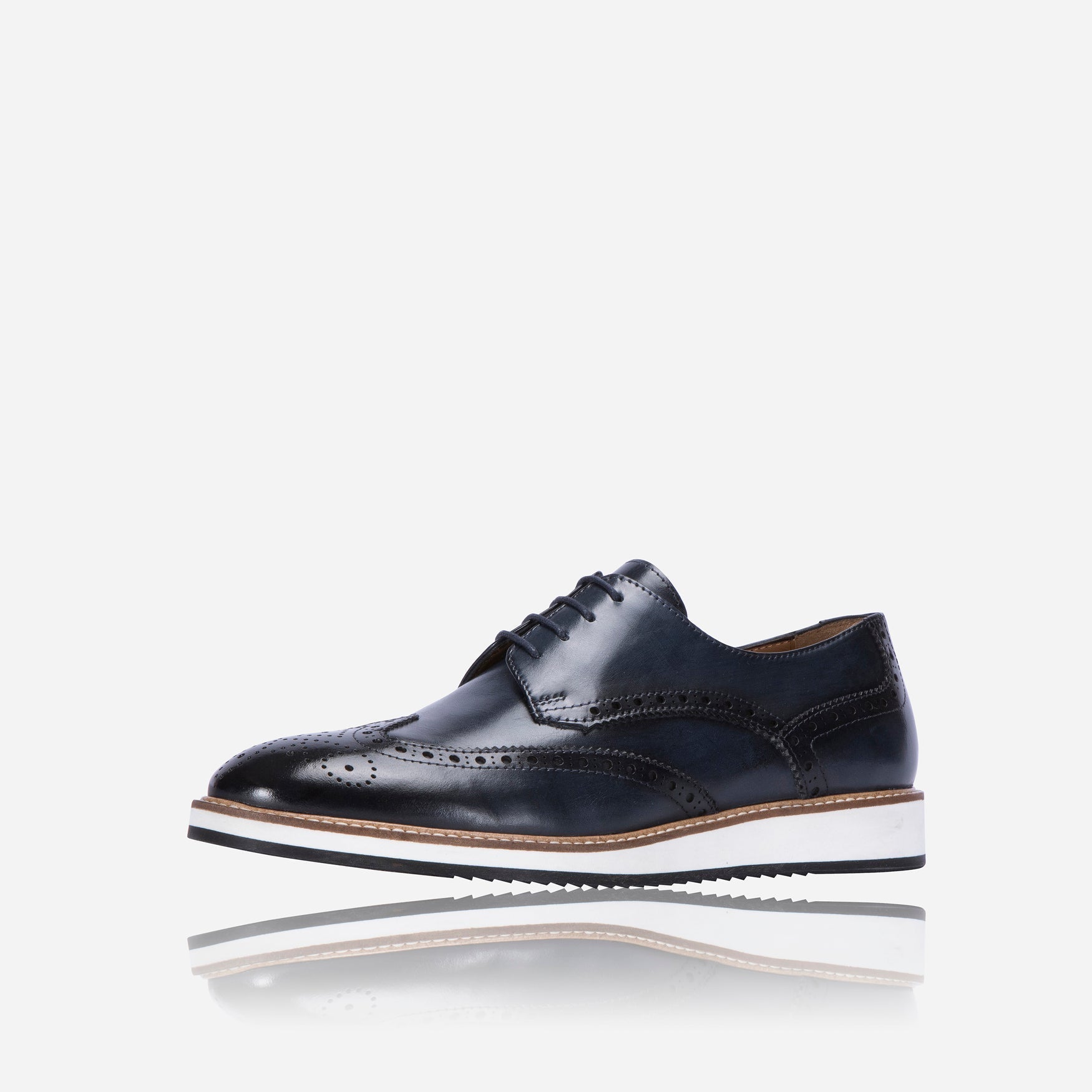 Lace up Comfort Brogue, Navy,Shoe,Jekyll & Hide,Navy,10,