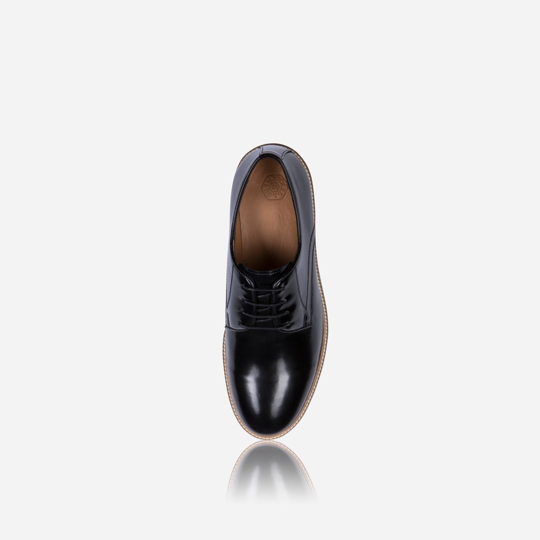 ISTANBUL Comfort Shoe in black - back view