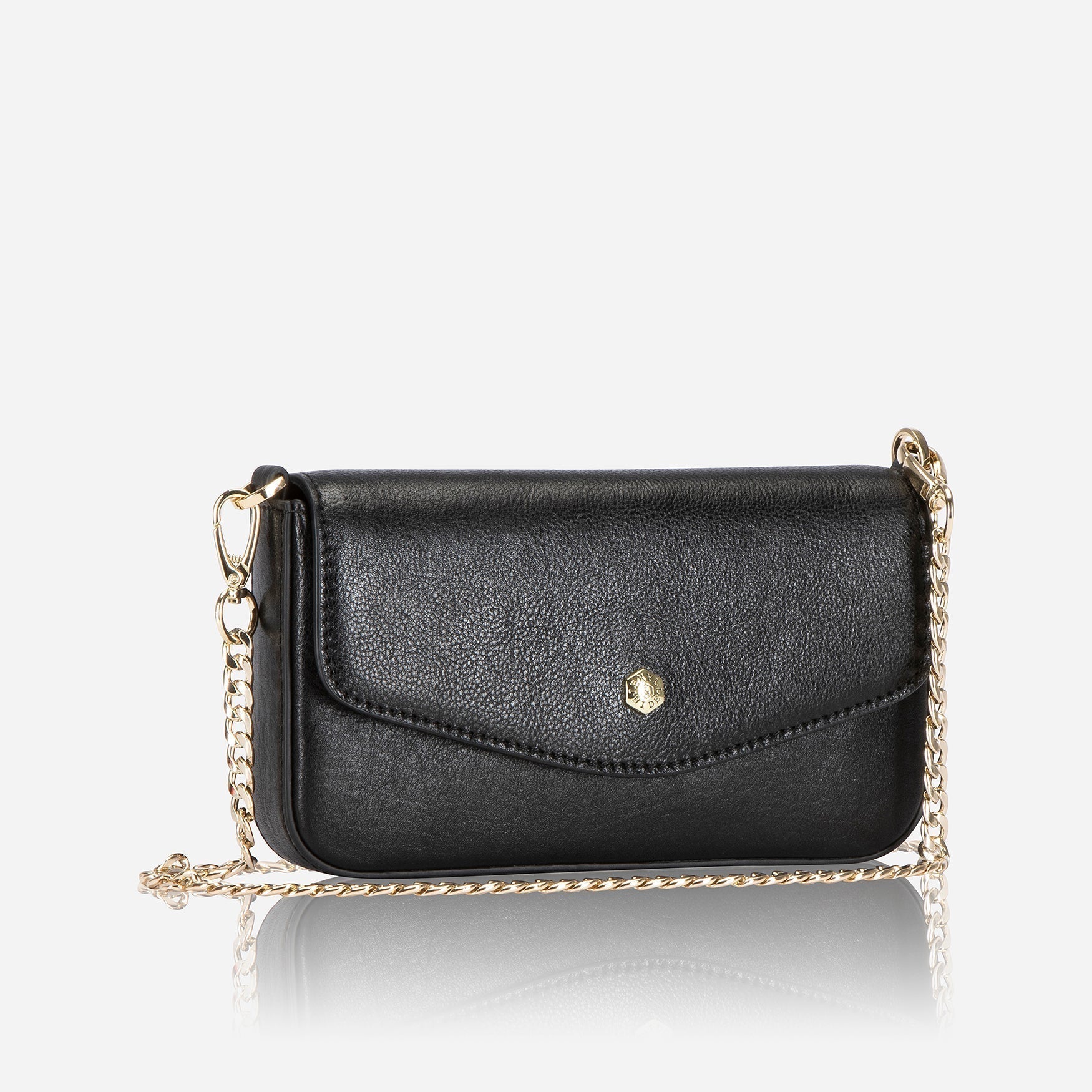 Paris Clutch Bag in black - detail view