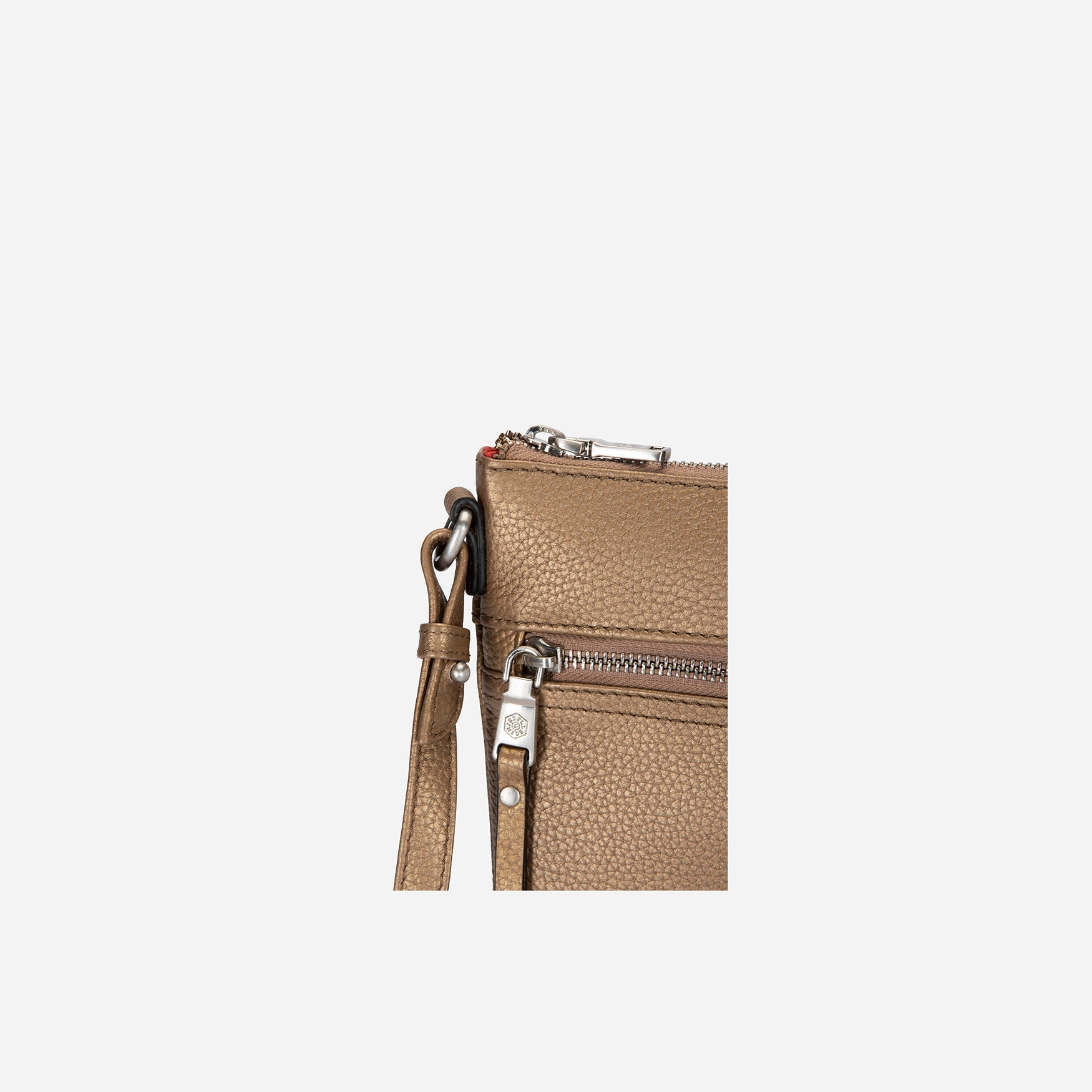 Osaka Crossbody Bag in bronze - interior view