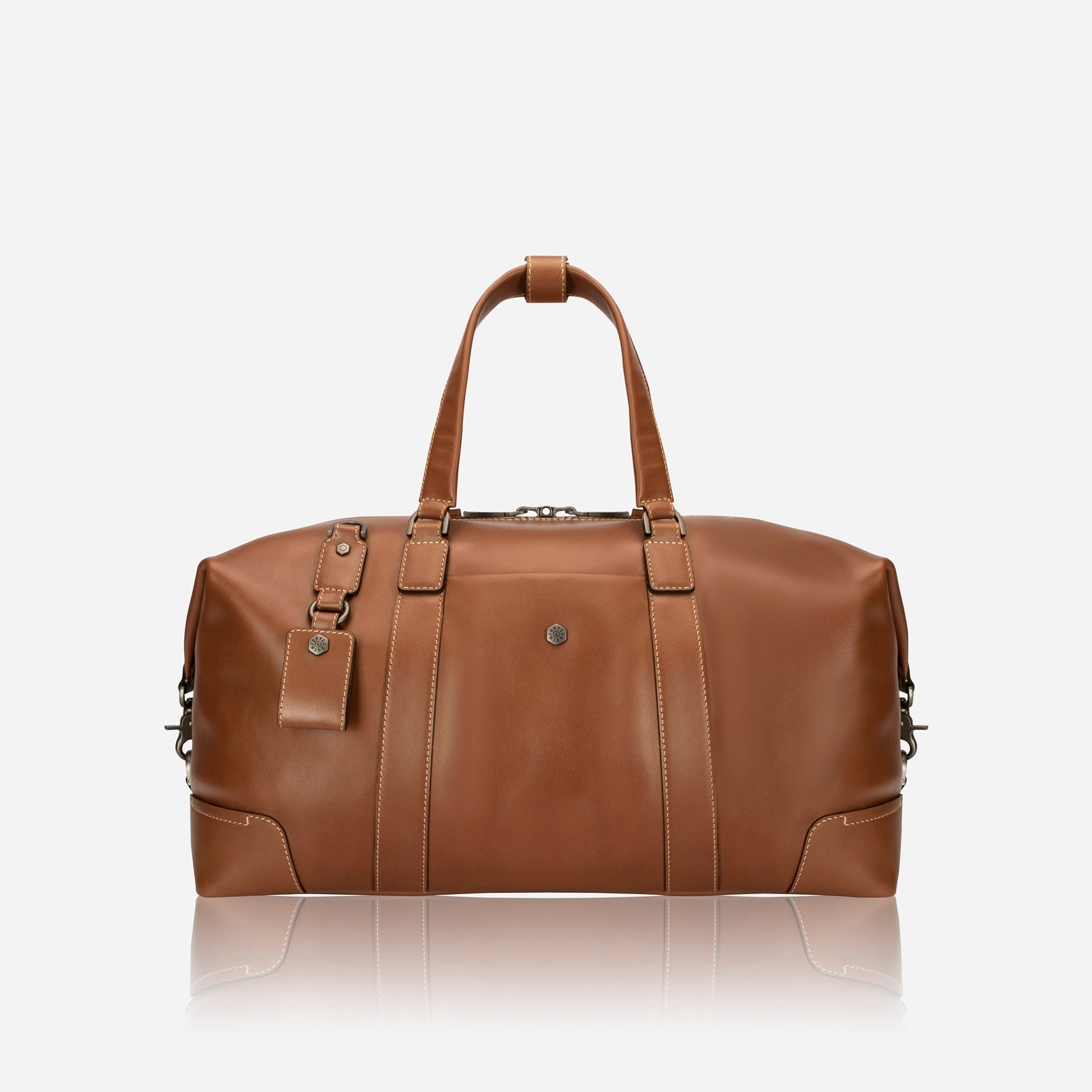 OXFORD Weekender in mocha - back view